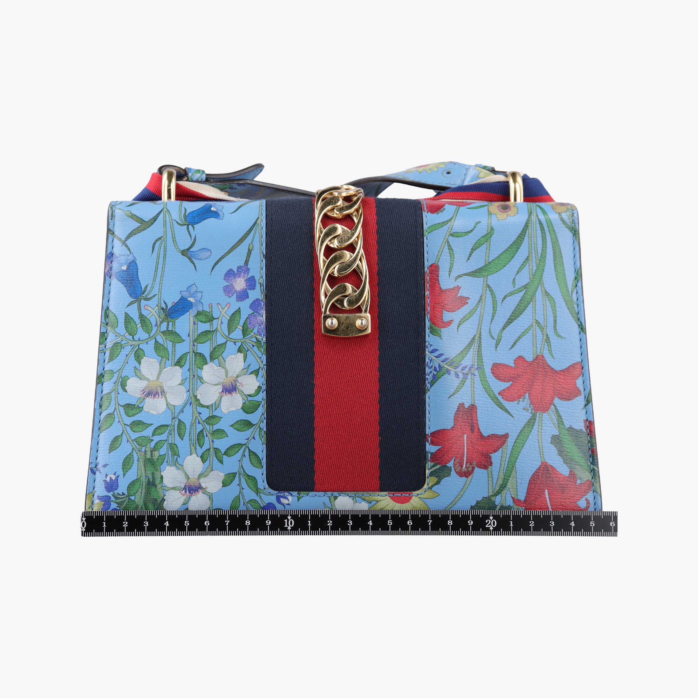 Pre-owned Gucci Sylvie Multicolour Leather 421882 shoulderbag | stylenewstar