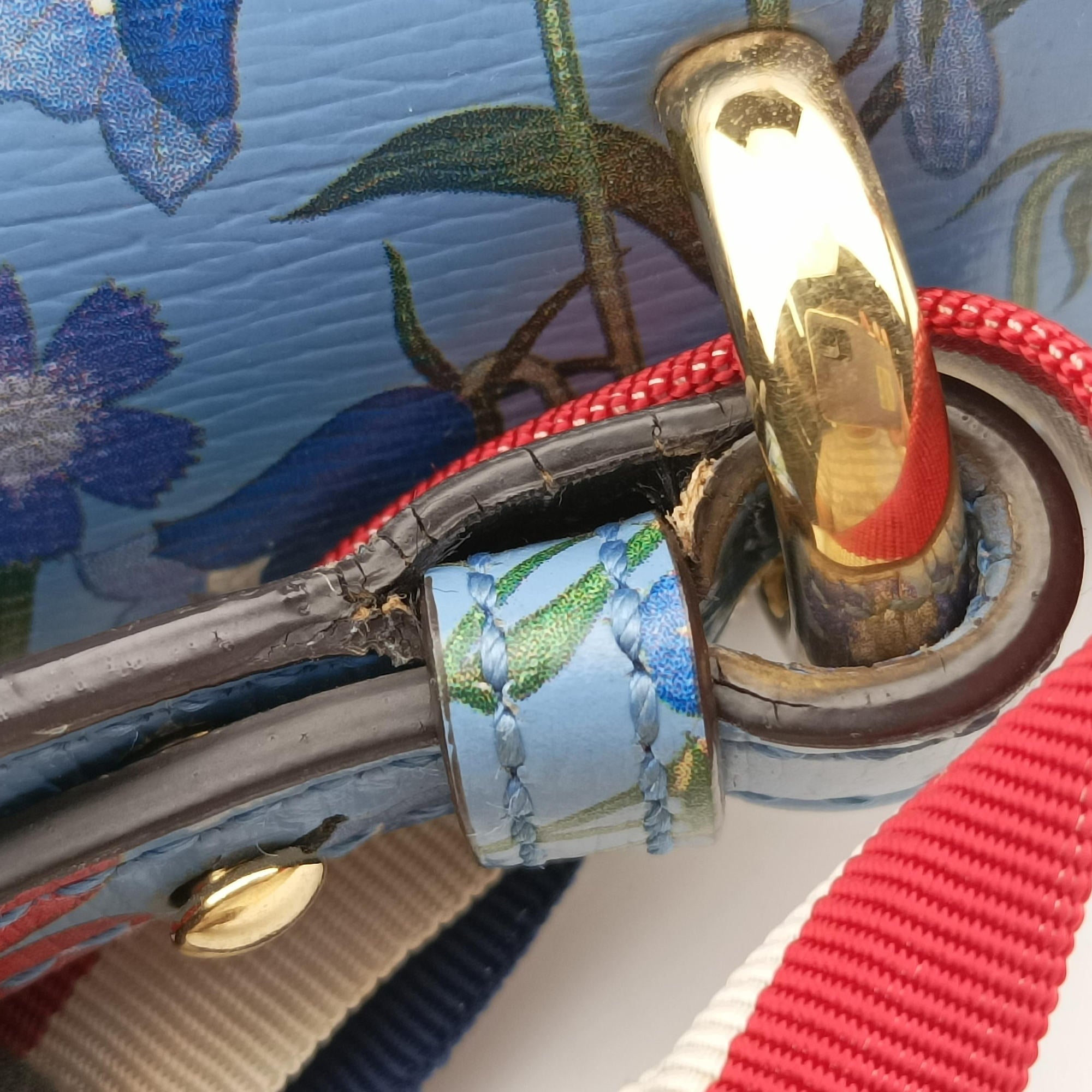 Pre-owned Gucci Sylvie Multicolour Leather 421882 shoulderbag | stylenewstar