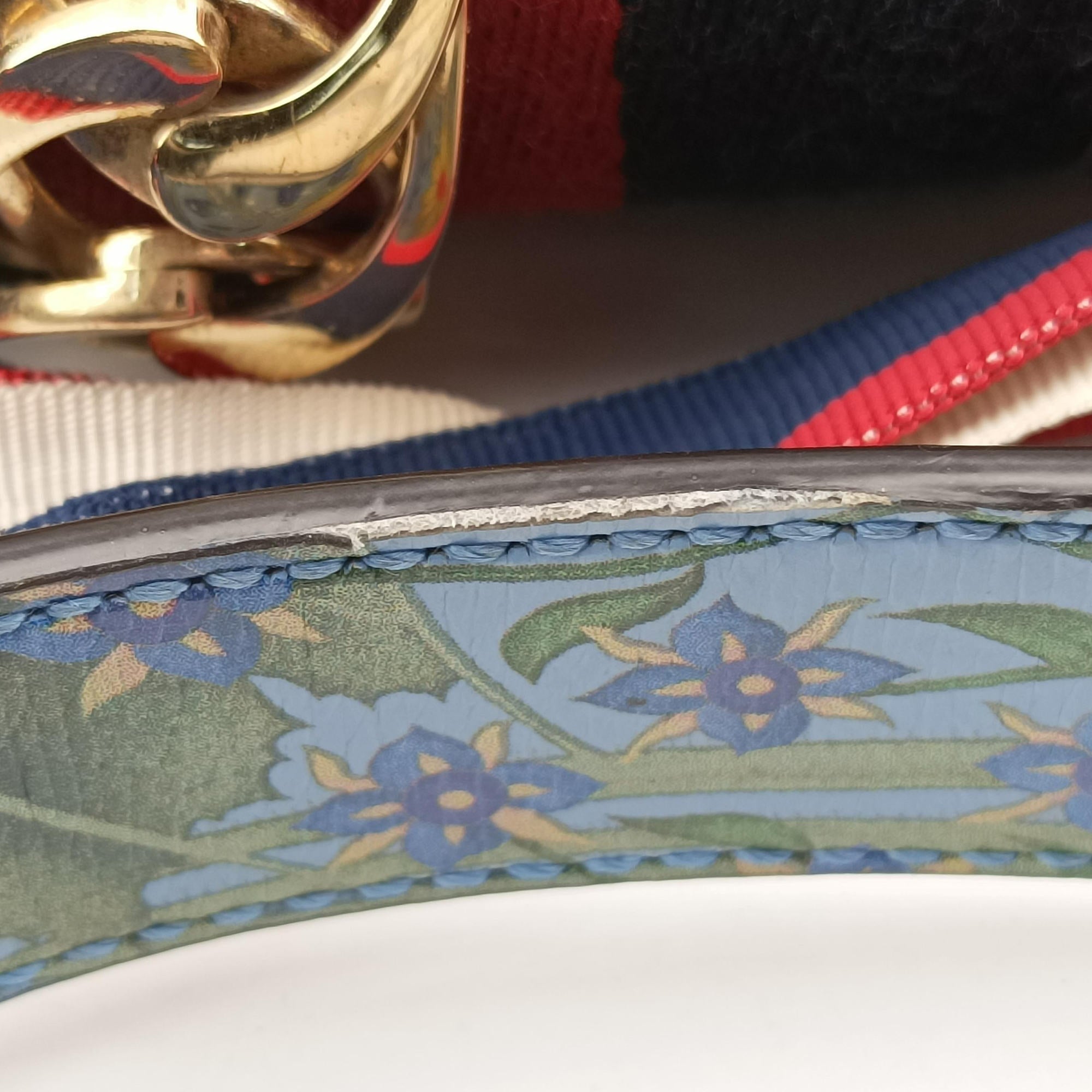 Pre-owned Gucci Sylvie Multicolour Leather 421882 shoulderbag | stylenewstar