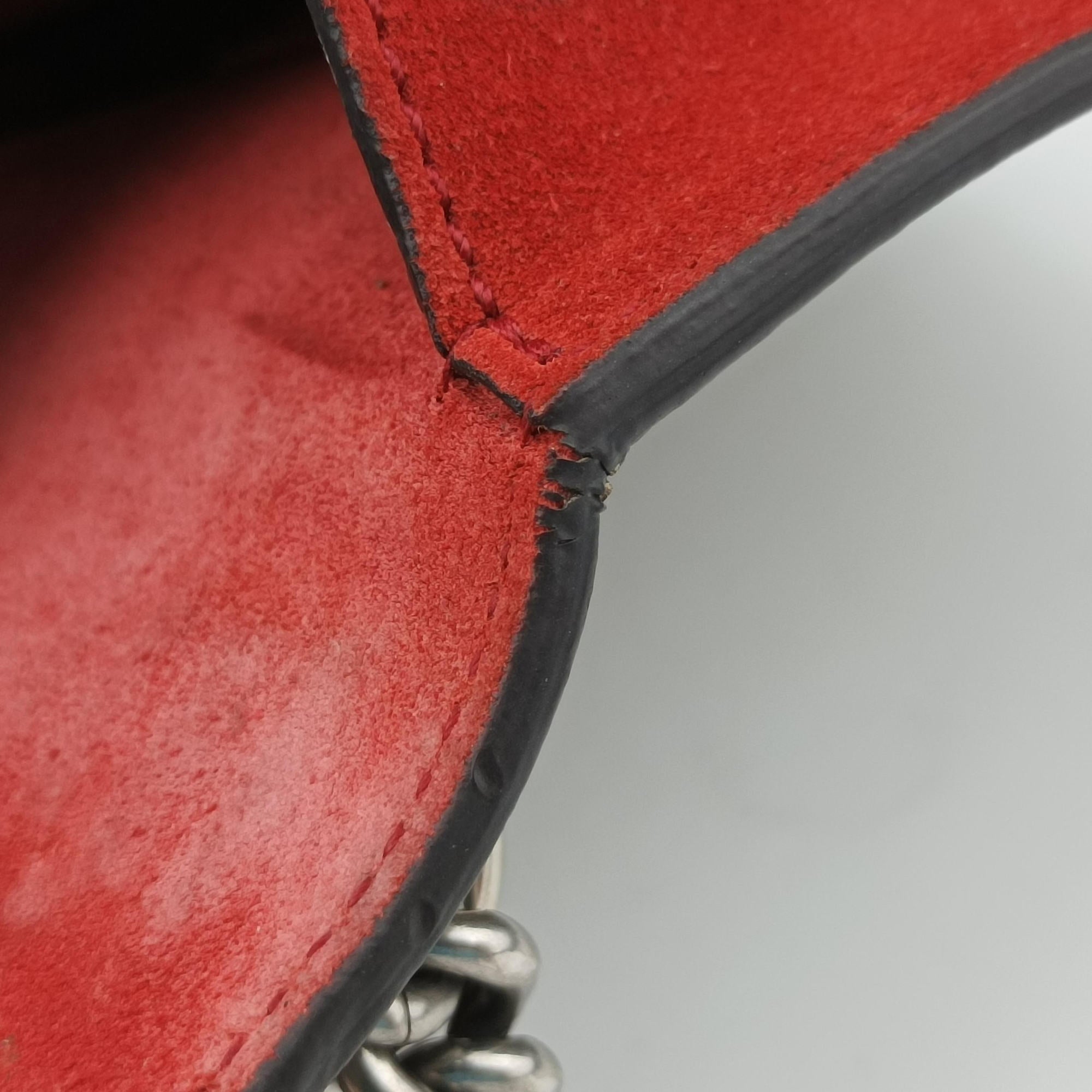 Pre-owned Gucci Dionysus beige×red PVC coated canvas × suede 421970 shoulderbag | stylenewstar