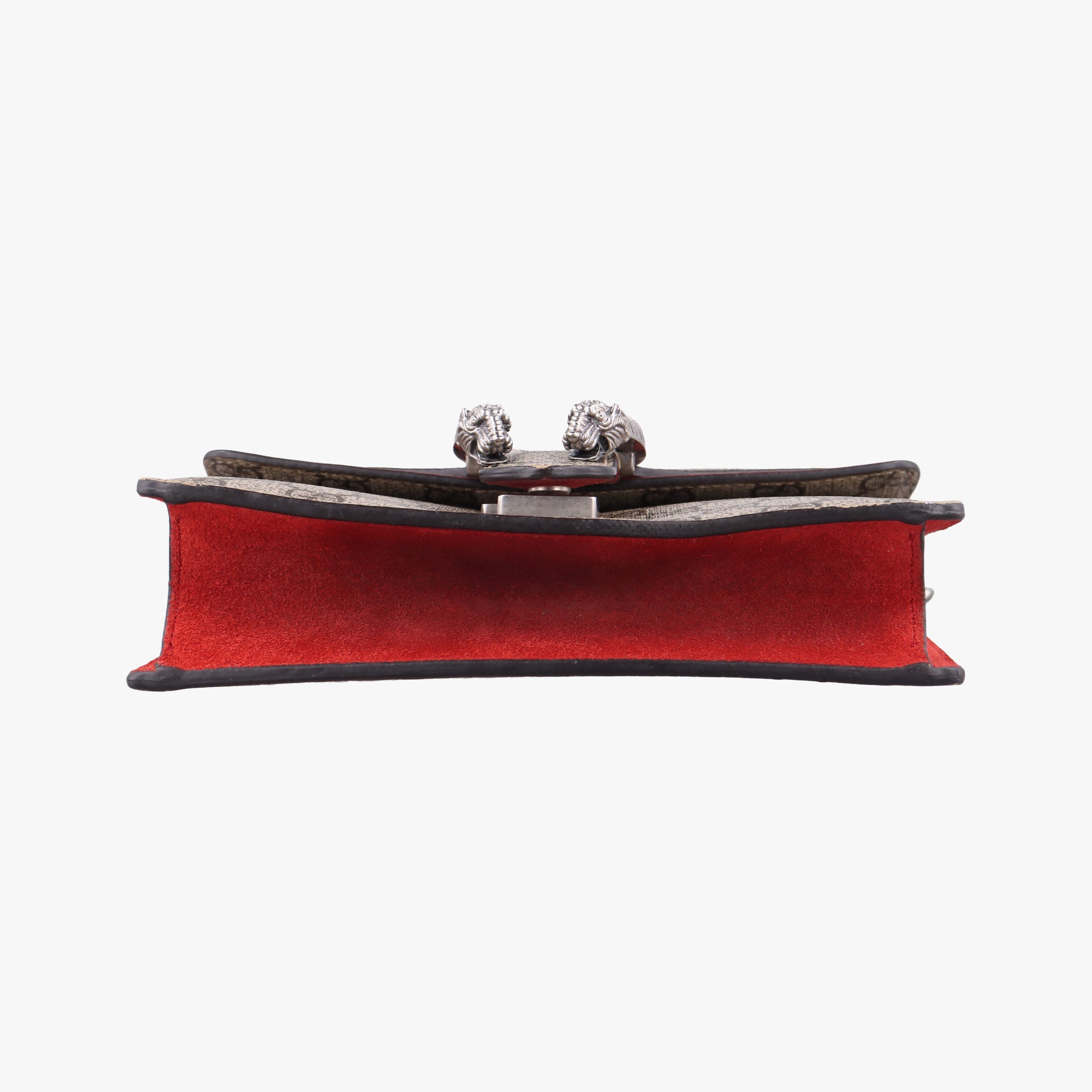Pre-owned Gucci Dionysus beige×red PVC coated canvas × suede 421970 shoulderbag | stylenewstar