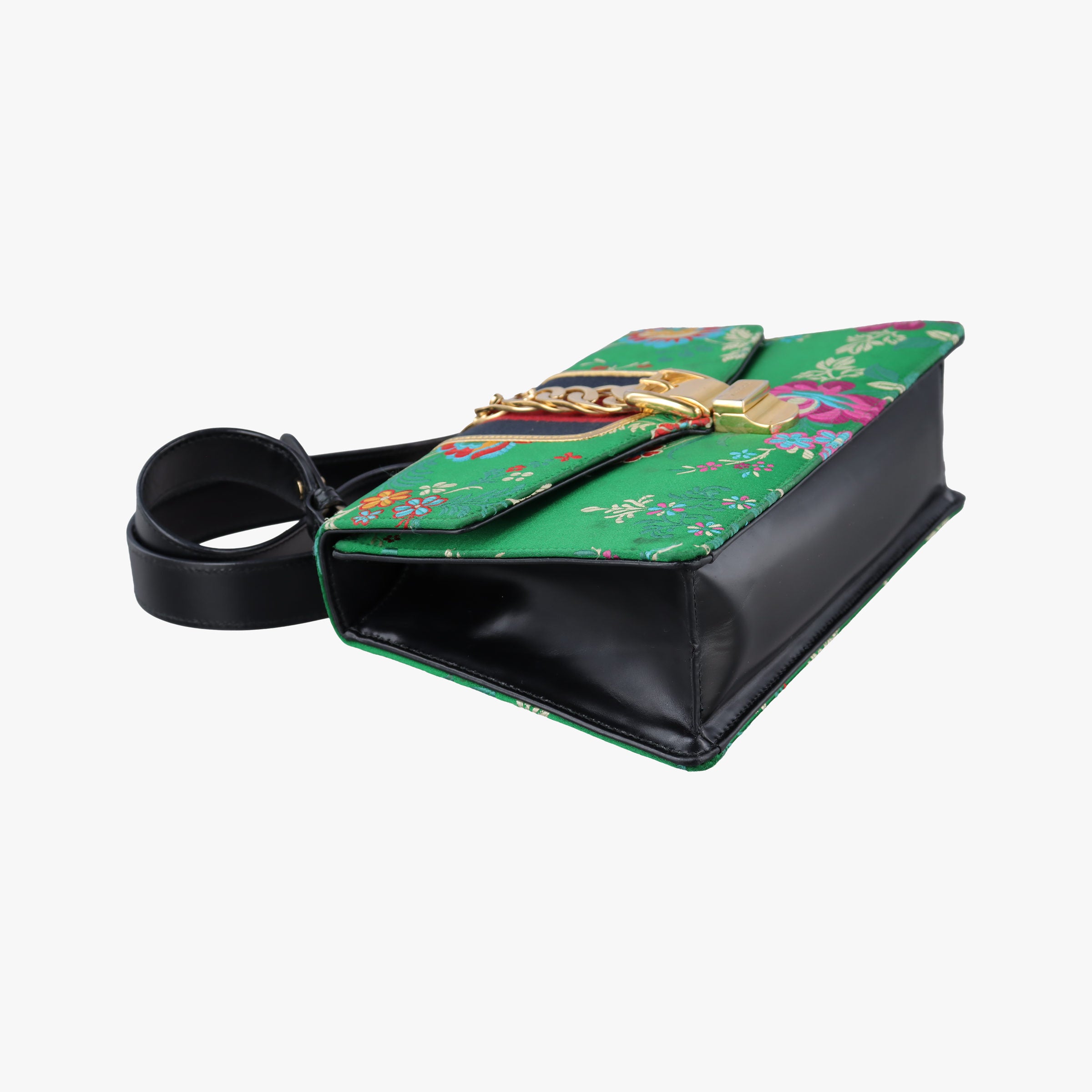 Secondhand Gucci Sylvie Multicolour silk 421882 shoulderbag | stylenewstar