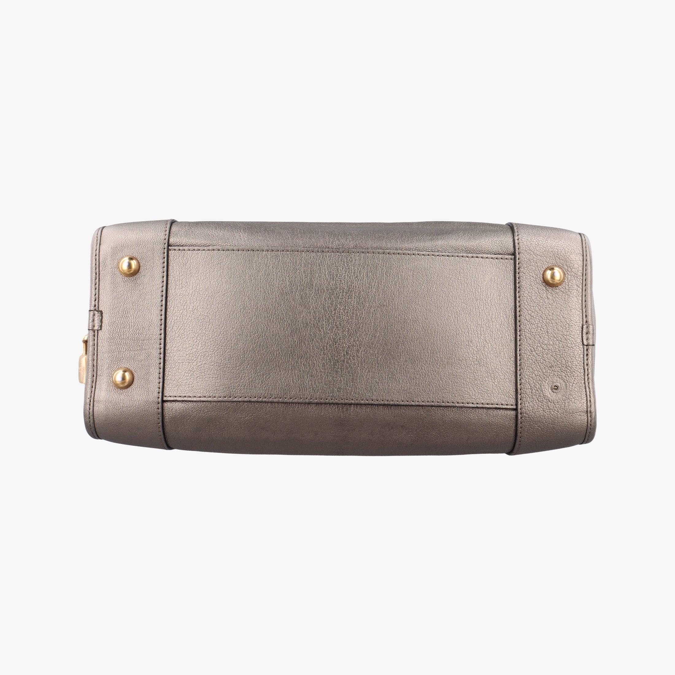 Pre-owned Loewe Amazona 36 Golden Leather  handbag | stylenewstar