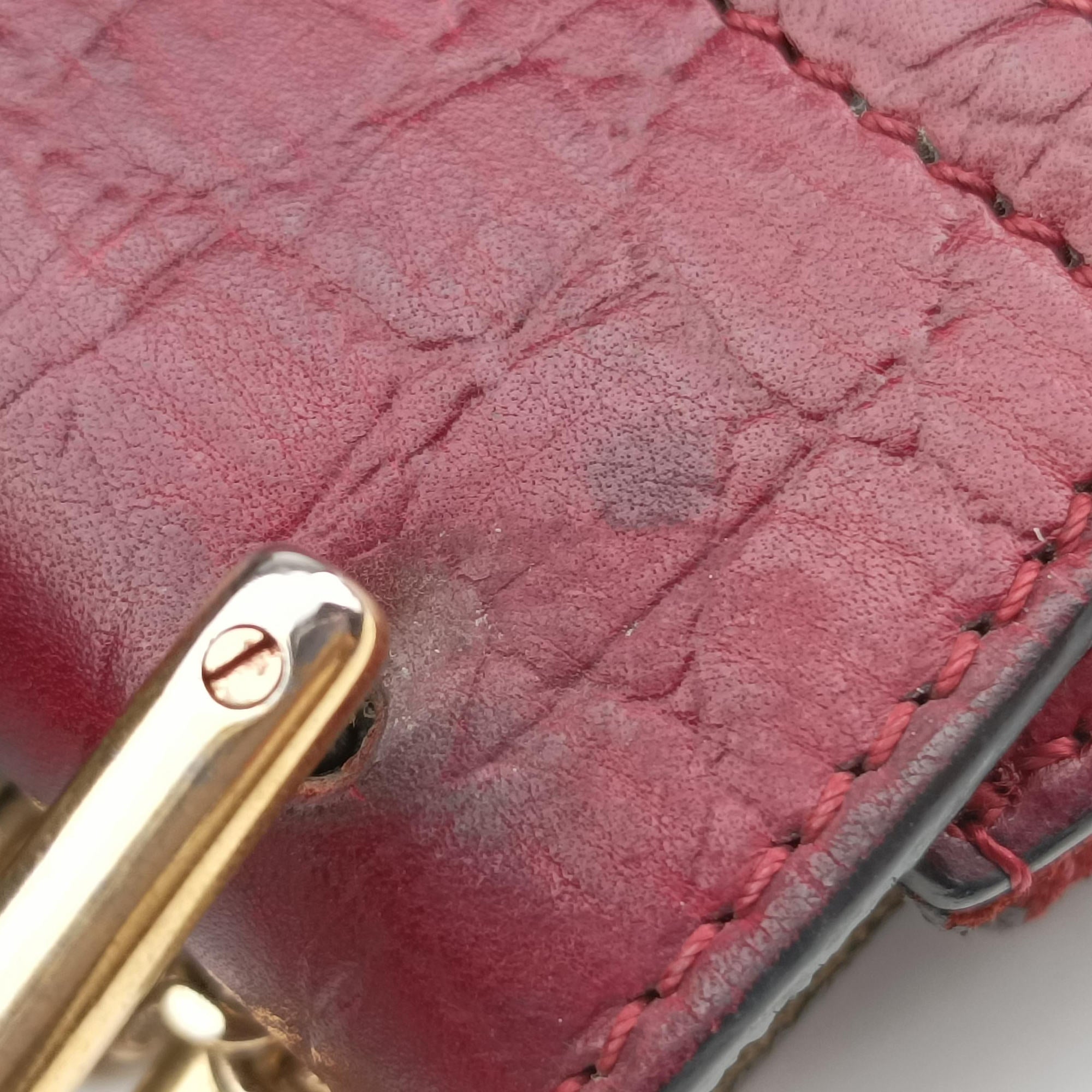 Pre-owned Chloe DREW Burgundy Leather x Suede  shoulderbag | stylenewstar