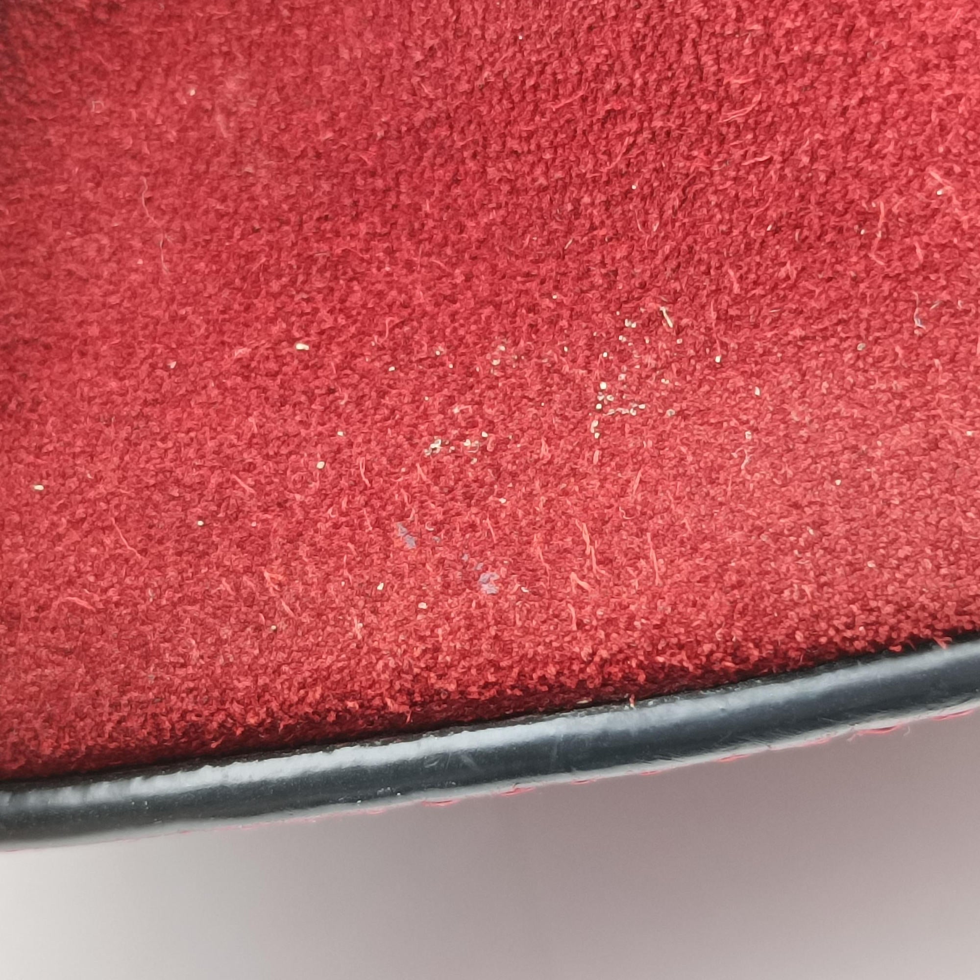 Pre-owned Chloe DREW Burgundy Leather x Suede  shoulderbag | stylenewstar