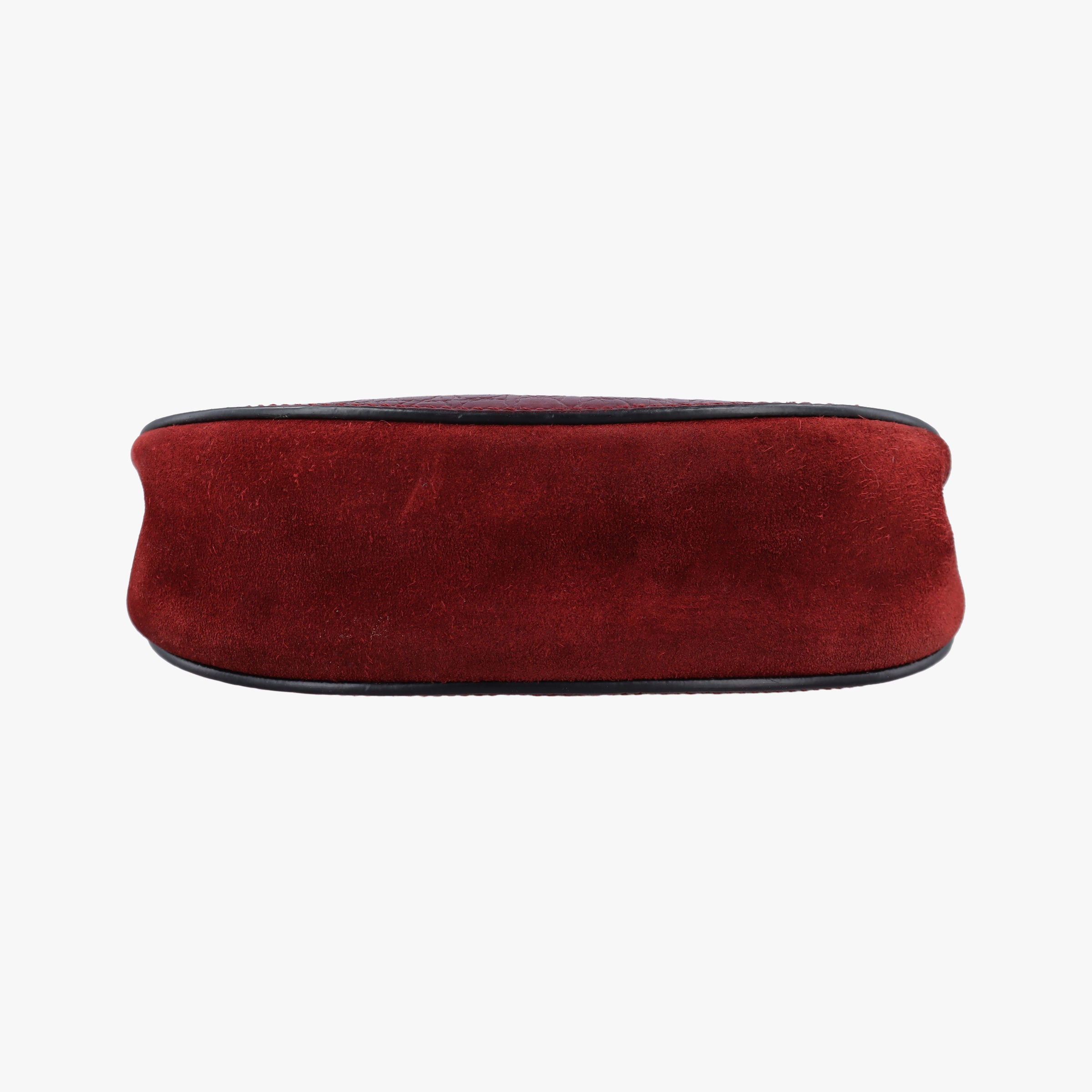 Pre-owned Chloe DREW Burgundy Leather x Suede  shoulderbag | stylenewstar