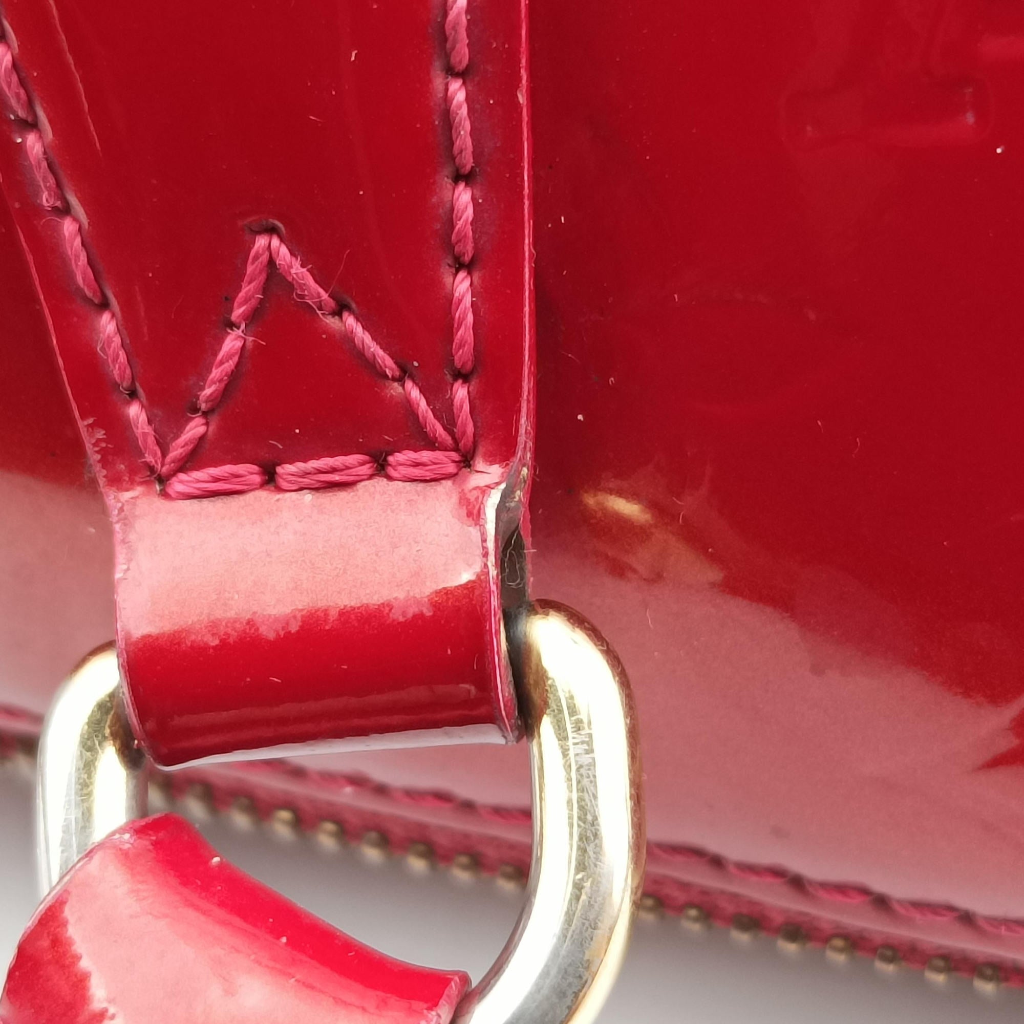 Pre-owned Louis Vuitton Sherwood PM Pomme d'Amour Vernis M91494 shoulderbag | stylenewstar