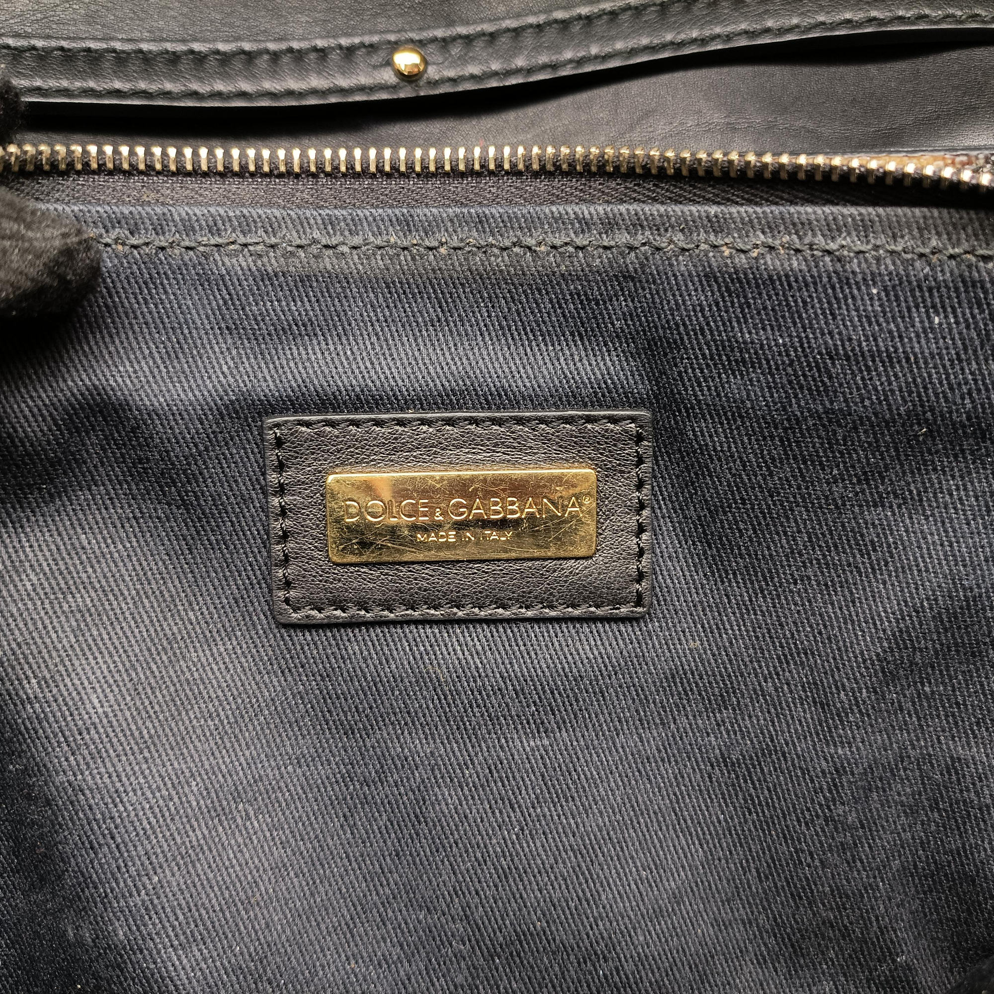 Vintage Dolce & Gabbana Dauphine Leopard Brown Coated Canvas  shoulderbag | stylenewstar