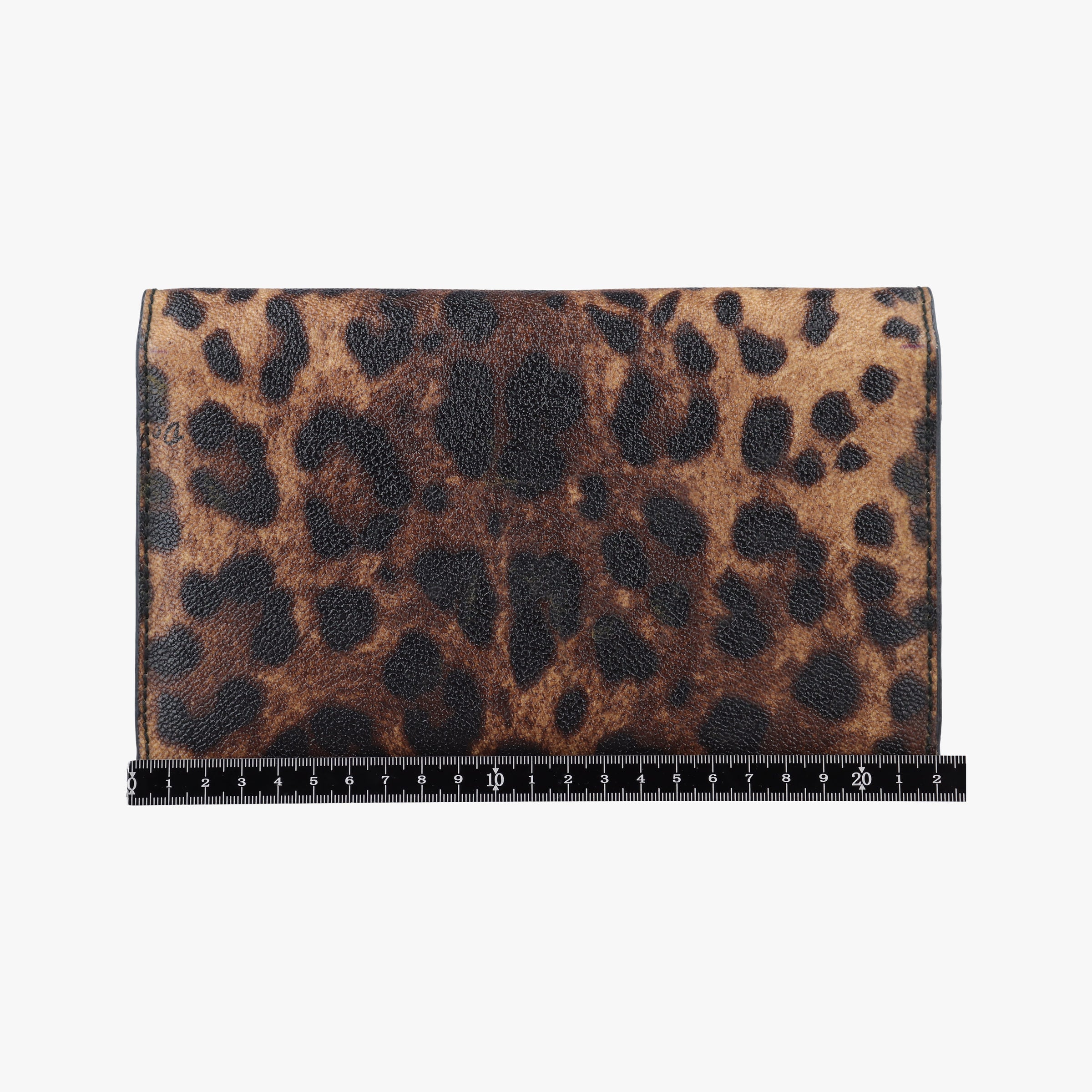 Vintage Dolce & Gabbana Dauphine Leopard Brown Coated Canvas  shoulderbag | stylenewstar