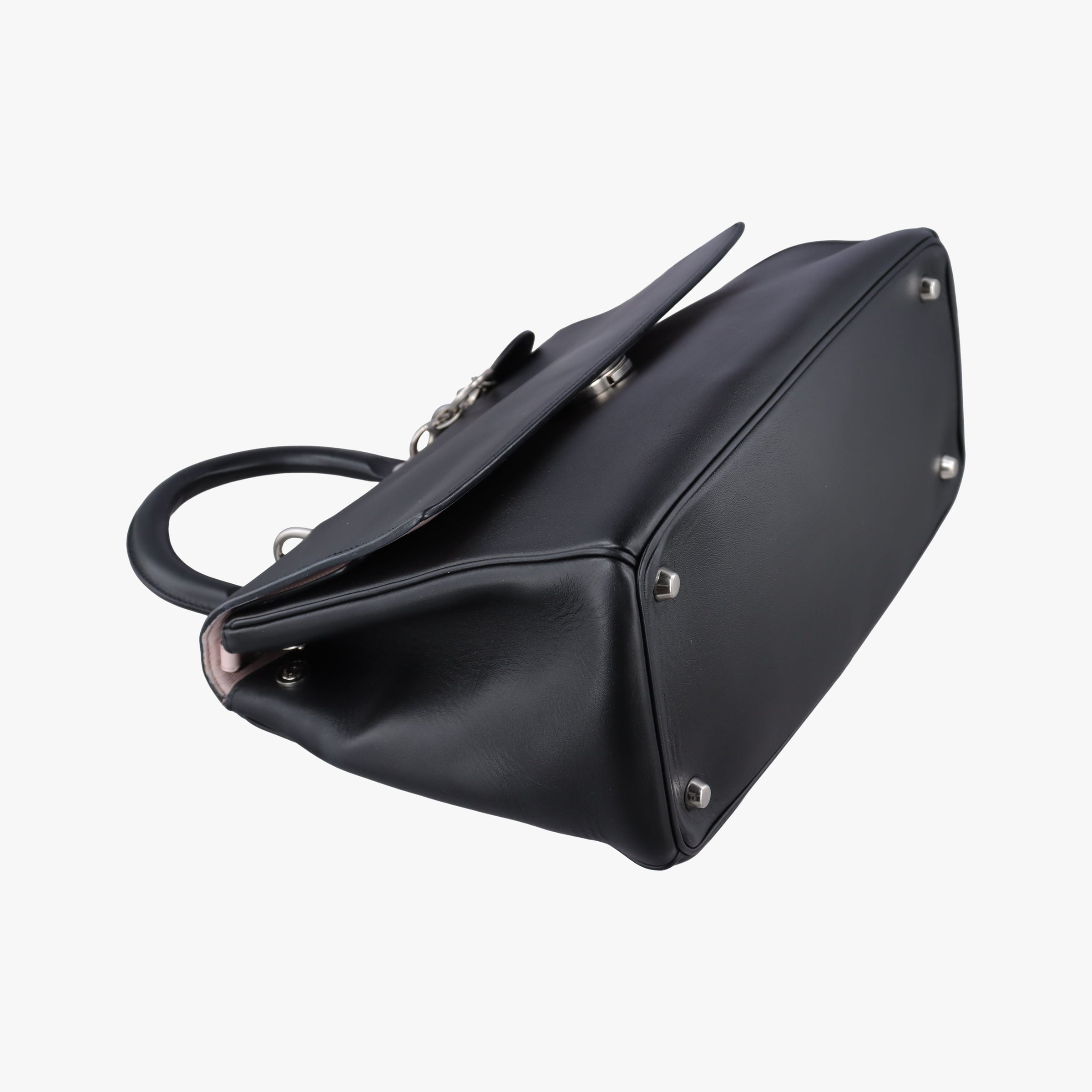 Pre-owned Christian Dior Be Dior Black Leather  handbag | stylenewstar