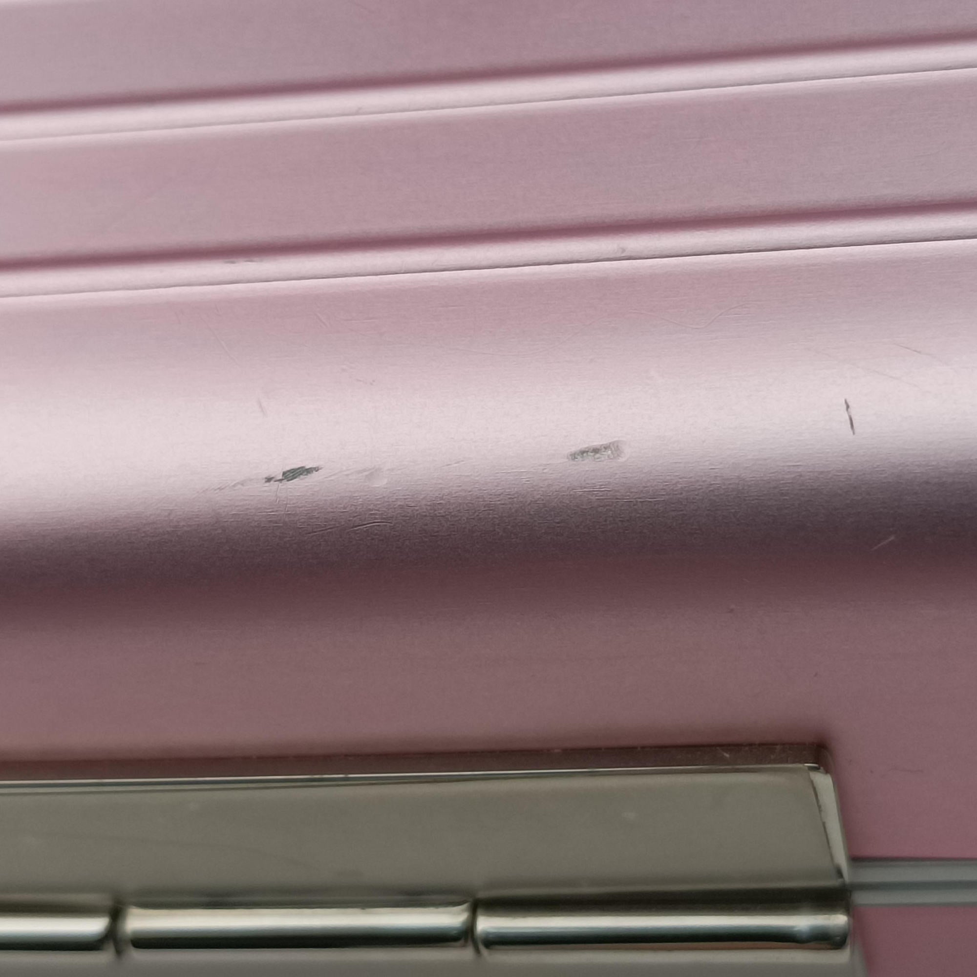 Vintage Christian Dior Rimowa Collaboration Pink×red Aluminum×Leather  shoulderbag | stylenewstar