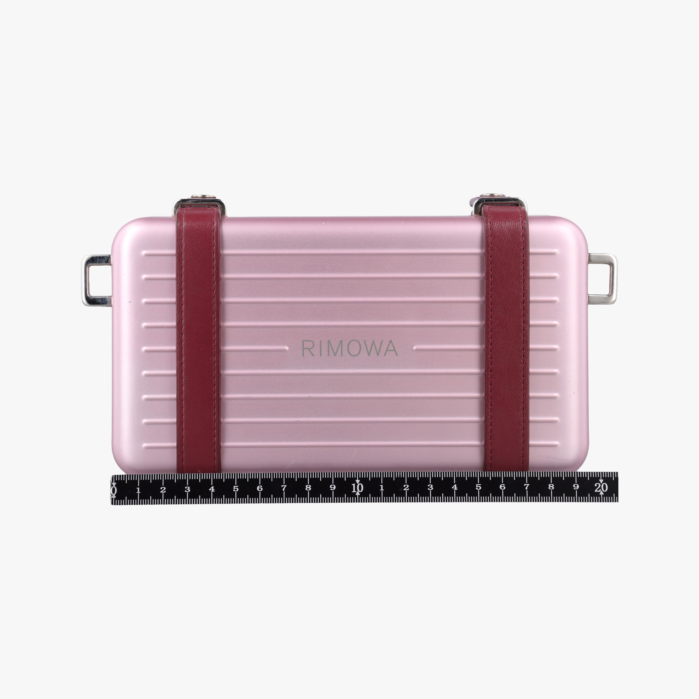 Vintage Christian Dior Rimowa Collaboration Pink×red Aluminum×Leather  shoulderbag | stylenewstar