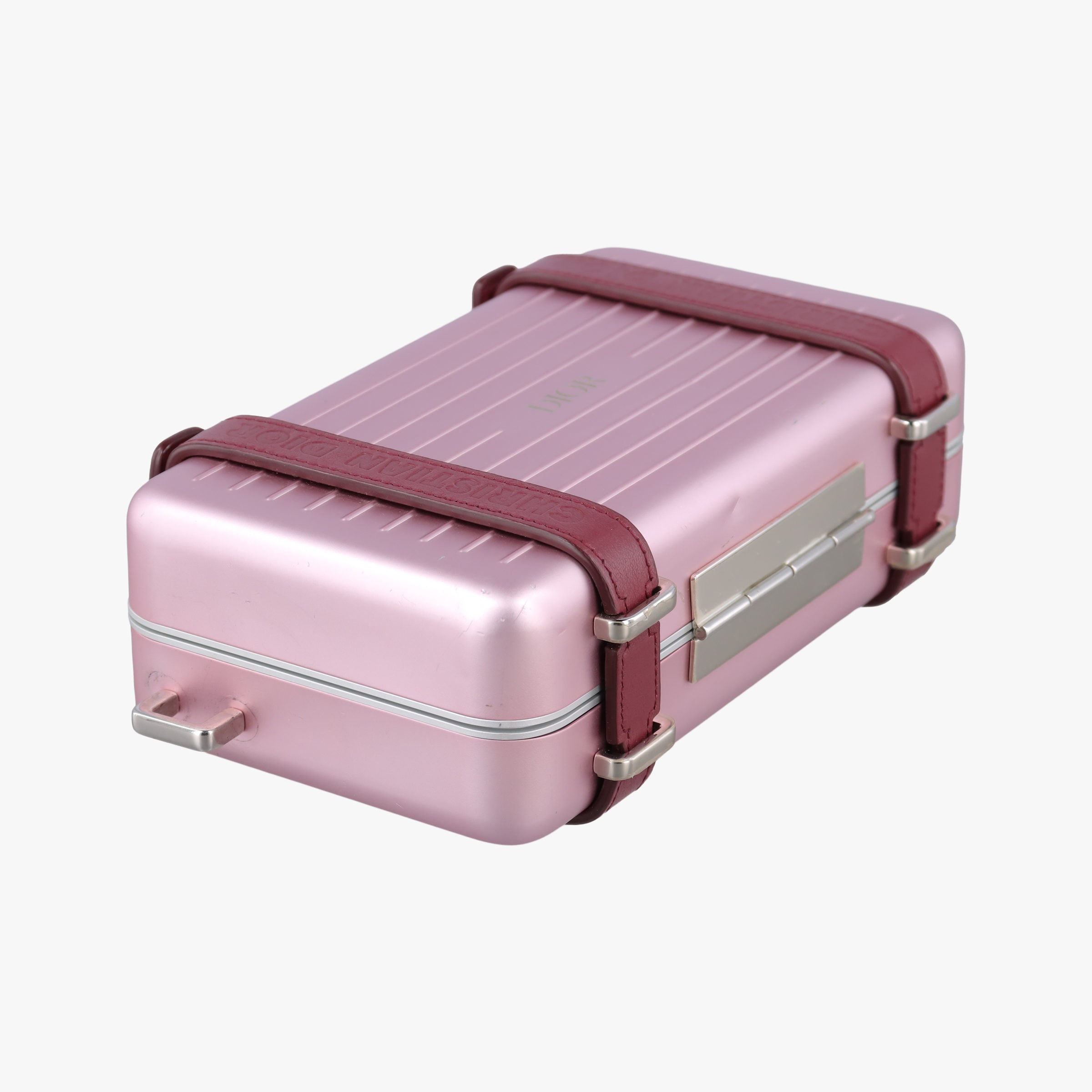 Vintage Christian Dior Rimowa Collaboration Pink×red Aluminum×Leather  shoulderbag | stylenewstar