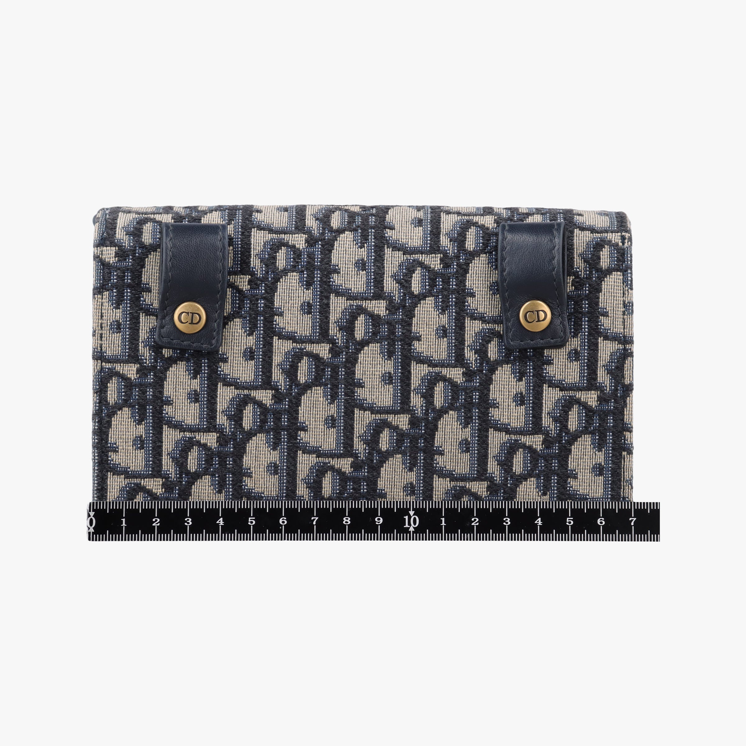 Pre-owned Christian Dior Saddle Gray×Navy×Black Jacquard  bum bag/waist bag | stylenewstar