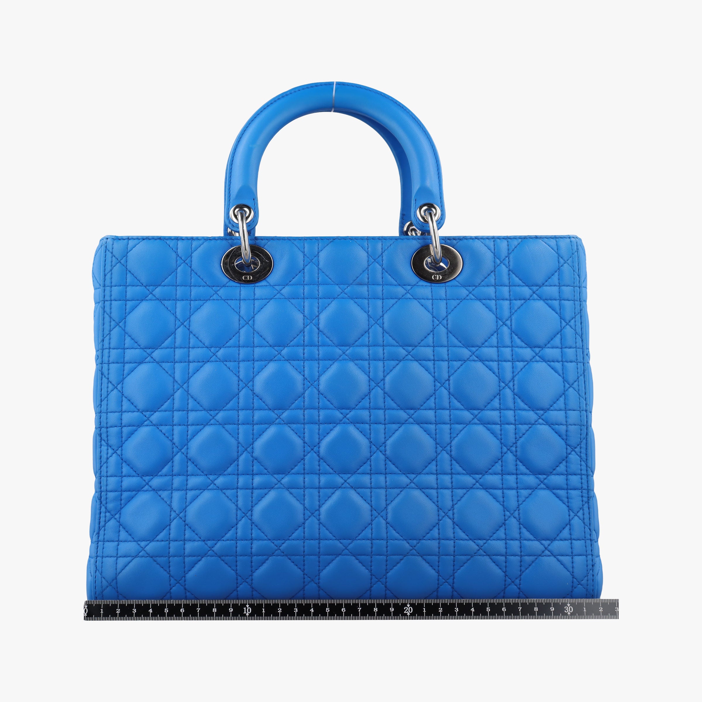 Secondhand Christian Dior Lady Dior Blue lambskin  shoulderbag | stylenewstar