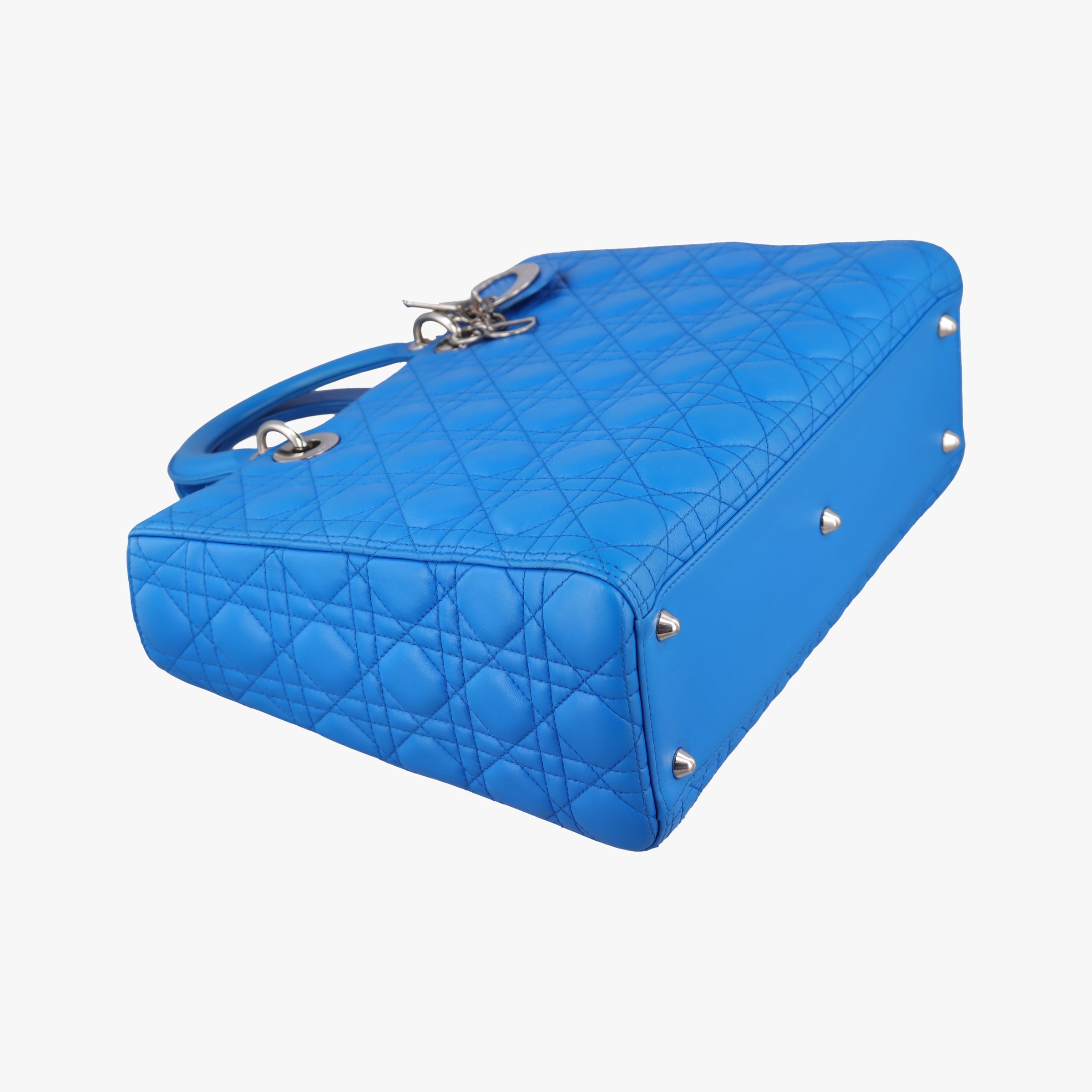 Secondhand Christian Dior Lady Dior Blue lambskin  shoulderbag | stylenewstar