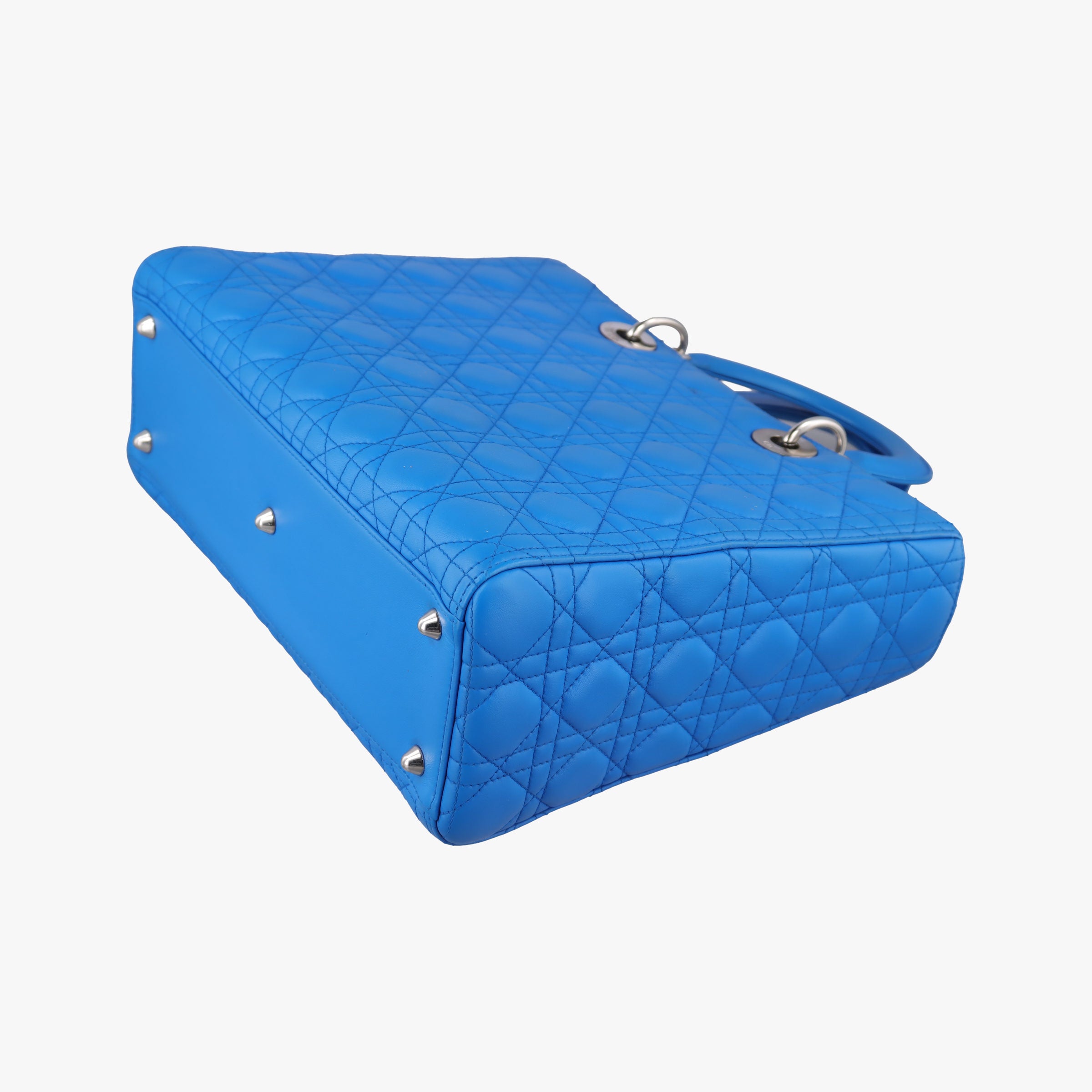 Secondhand Christian Dior Lady Dior Blue lambskin  shoulderbag | stylenewstar