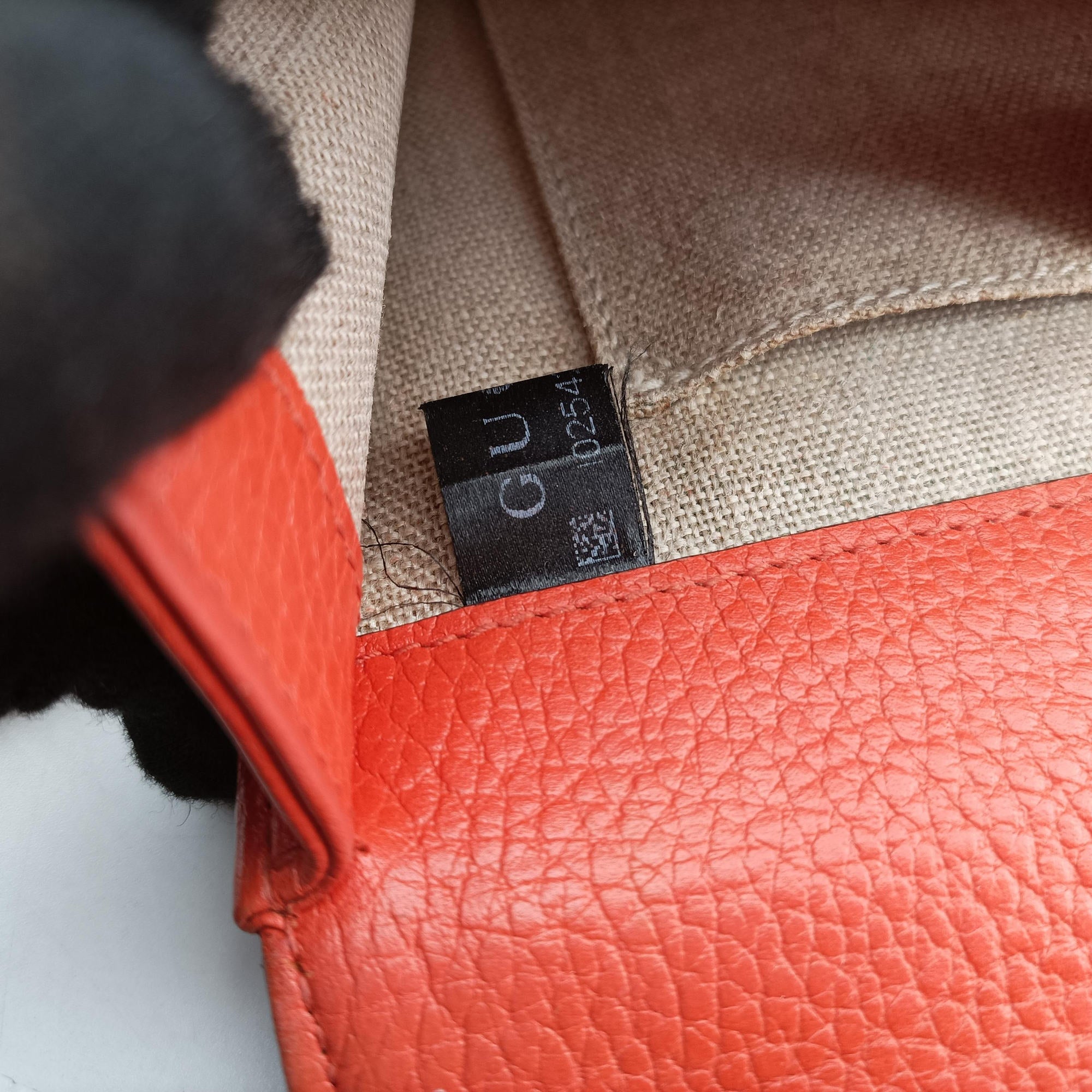 Pre-owned Gucci Interlocking G Orange Leather 510304 shoulderbag | stylenewstar