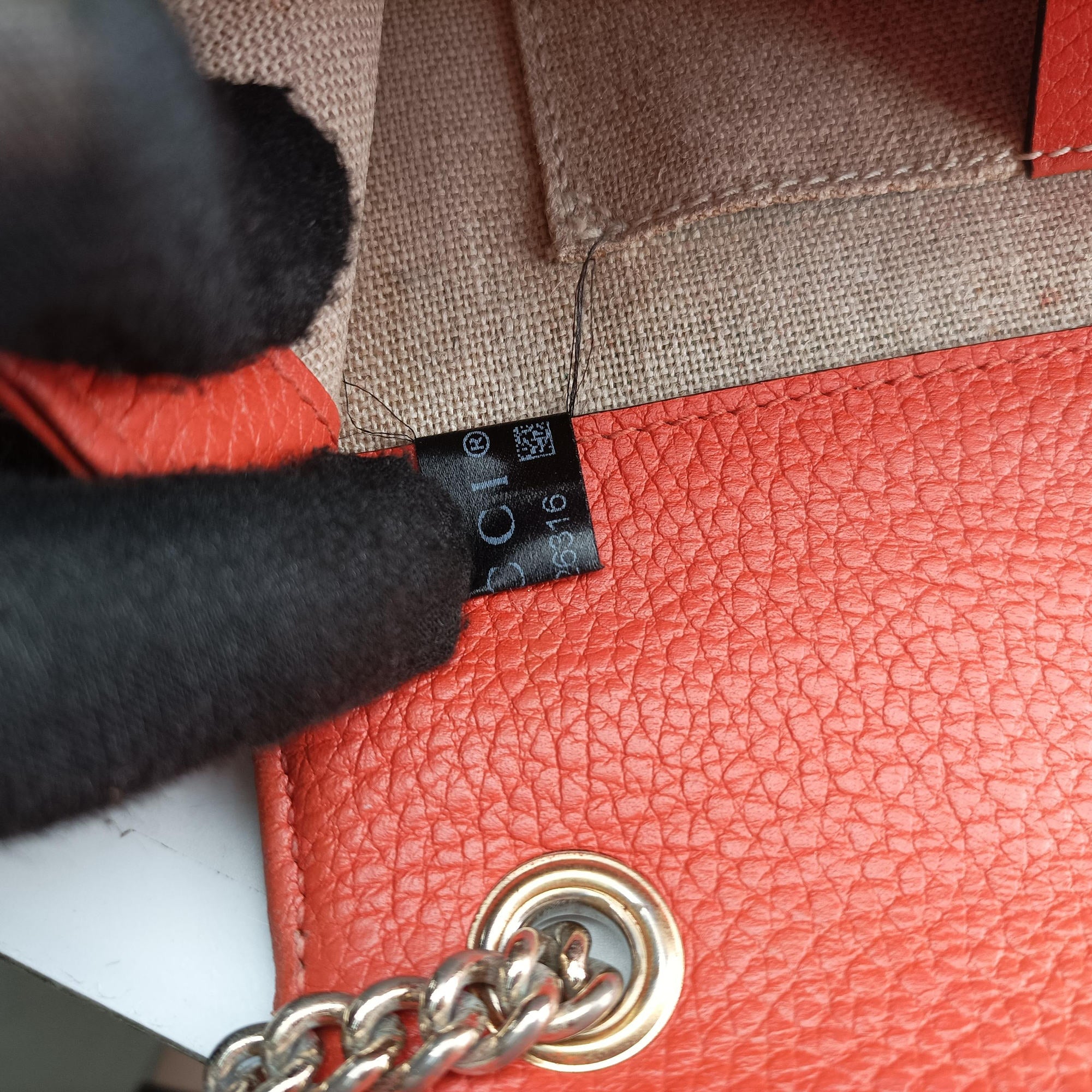Pre-owned Gucci Interlocking G Orange Leather 510304 shoulderbag | stylenewstar