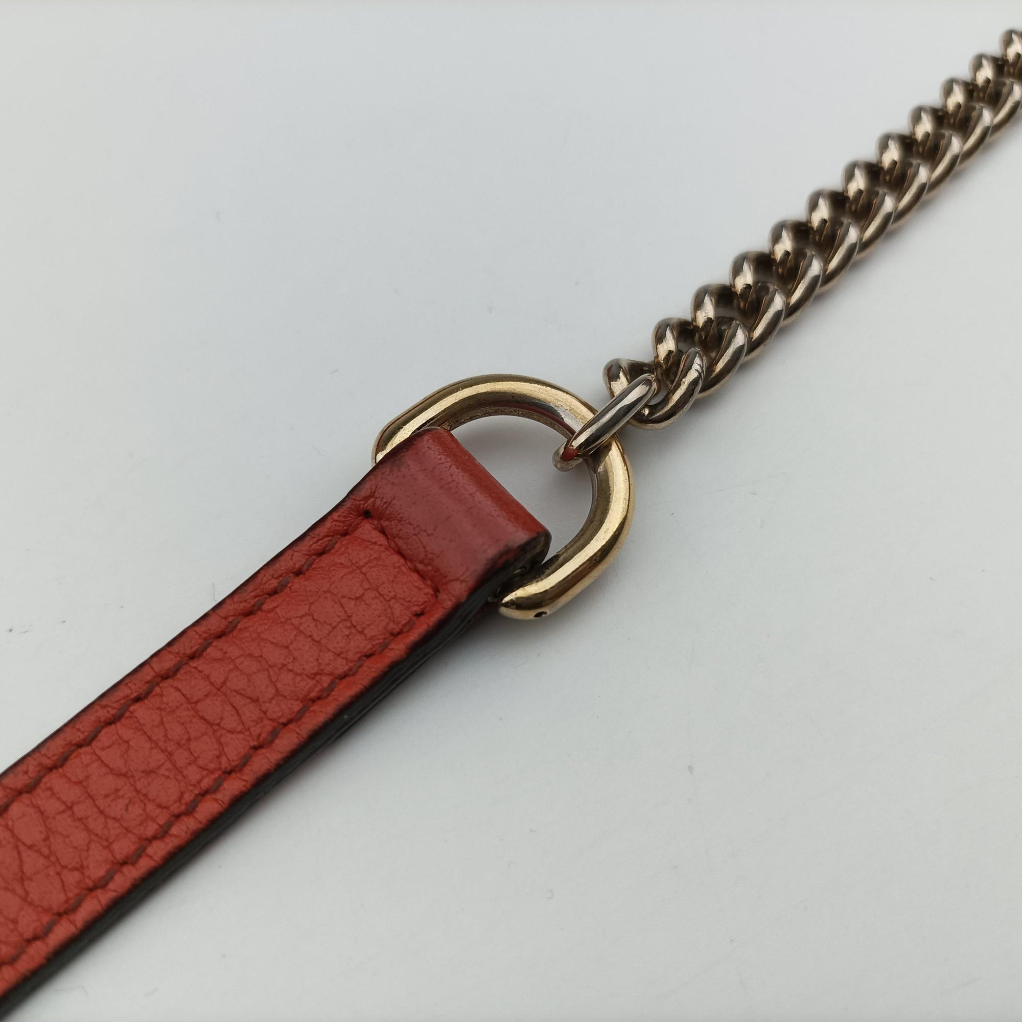 Pre-owned Gucci Interlocking G Orange Leather 510304 shoulderbag | stylenewstar
