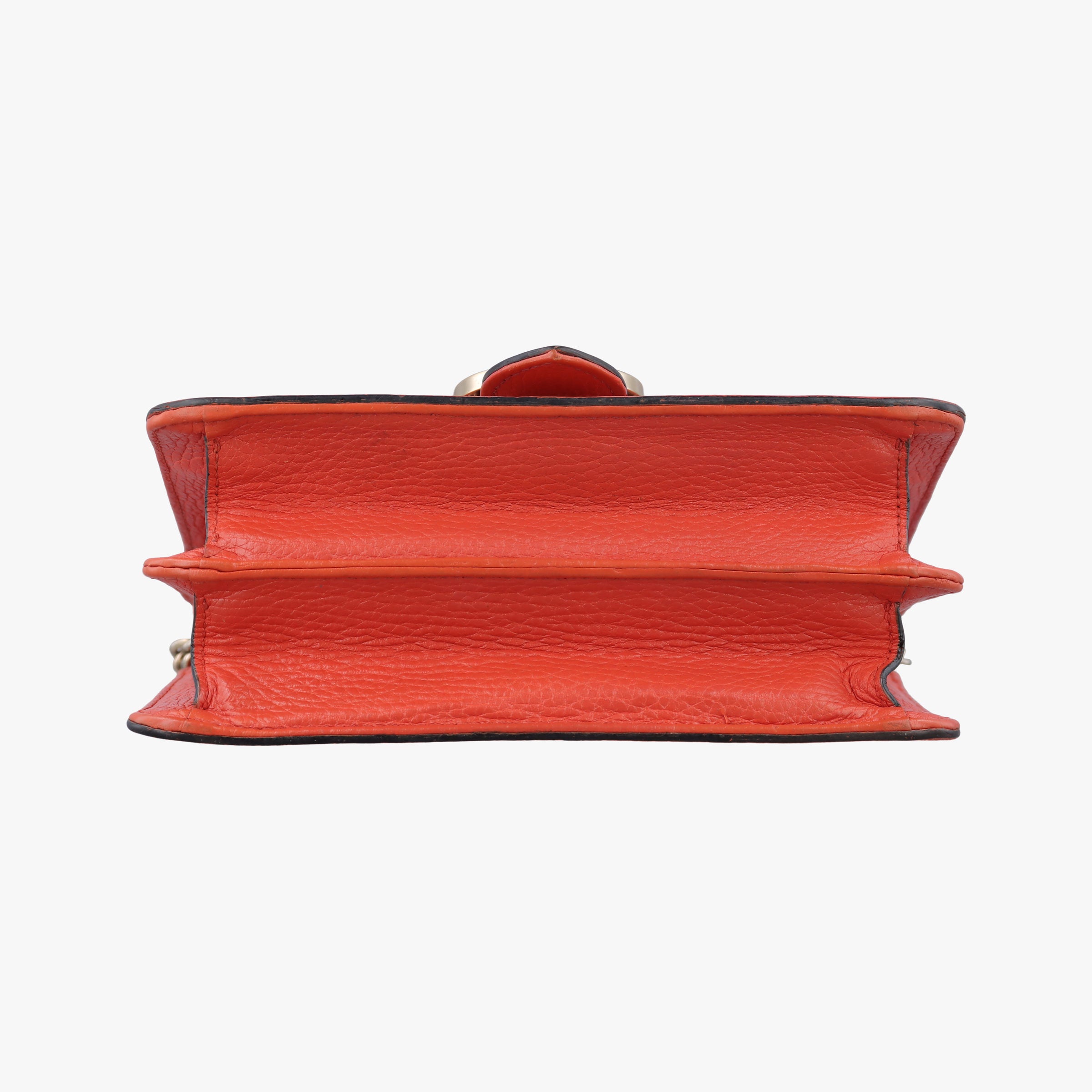 Pre-owned Gucci Interlocking G Orange Leather 510304 shoulderbag | stylenewstar