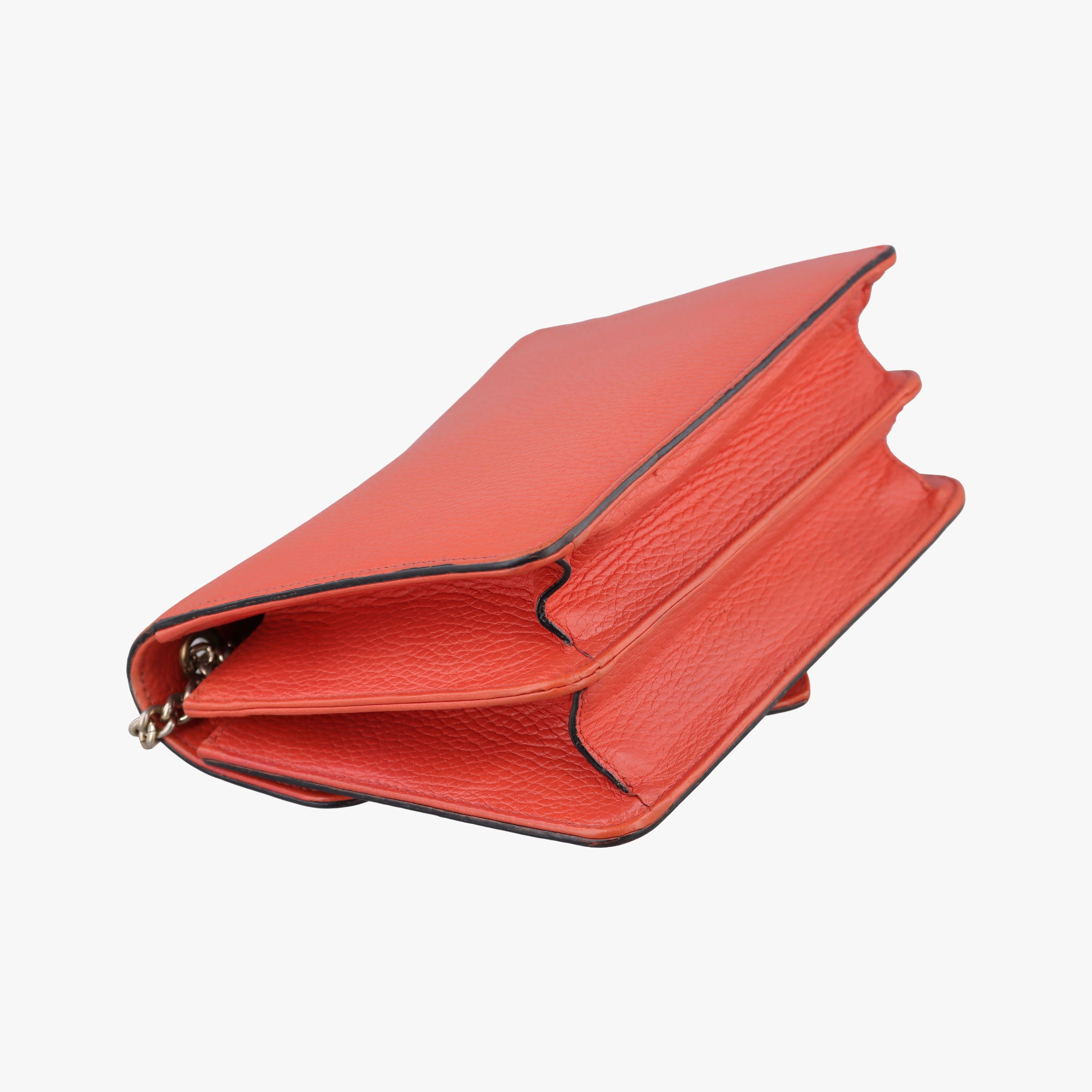 Pre-owned Gucci Interlocking G Orange Leather 510304 shoulderbag | stylenewstar