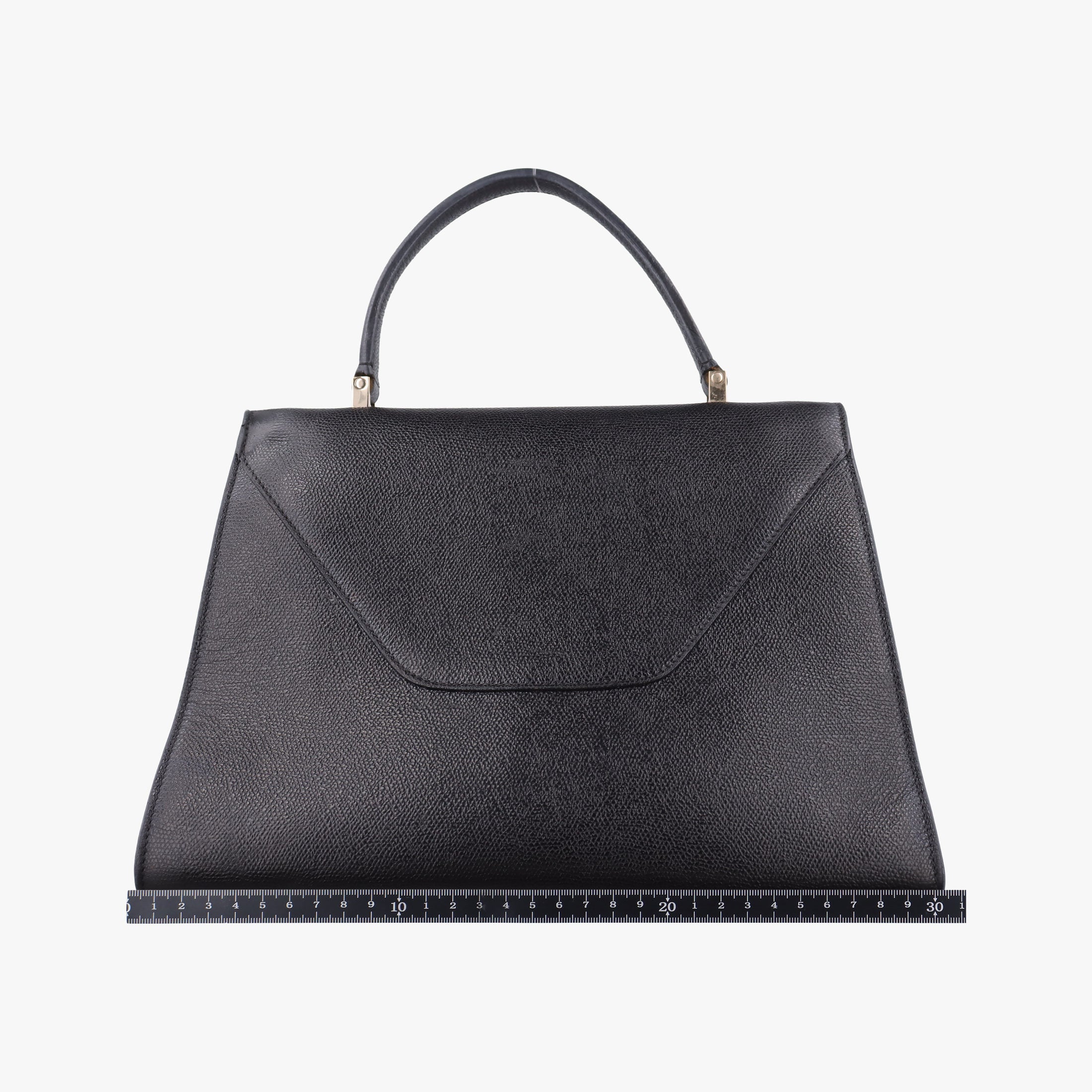 Pre-owned Valextra Iside Black Calfskin  handbag | stylenewstar