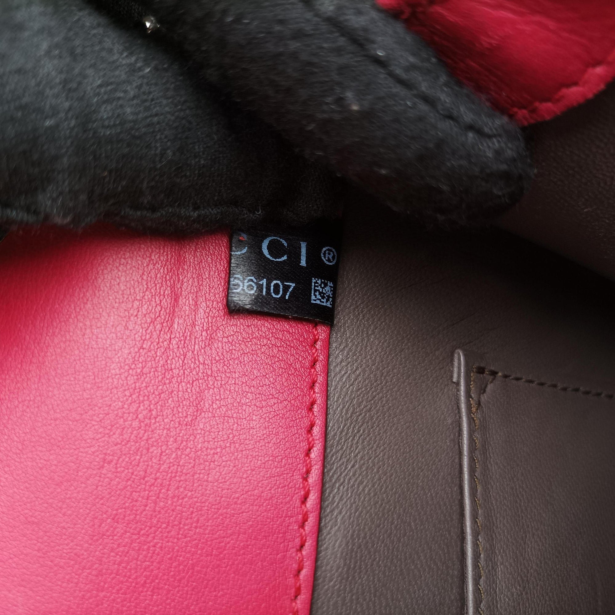 Pre-owned Gucci Interlocking G Red Patent Leather 387609 shoulderbag | stylenewstar