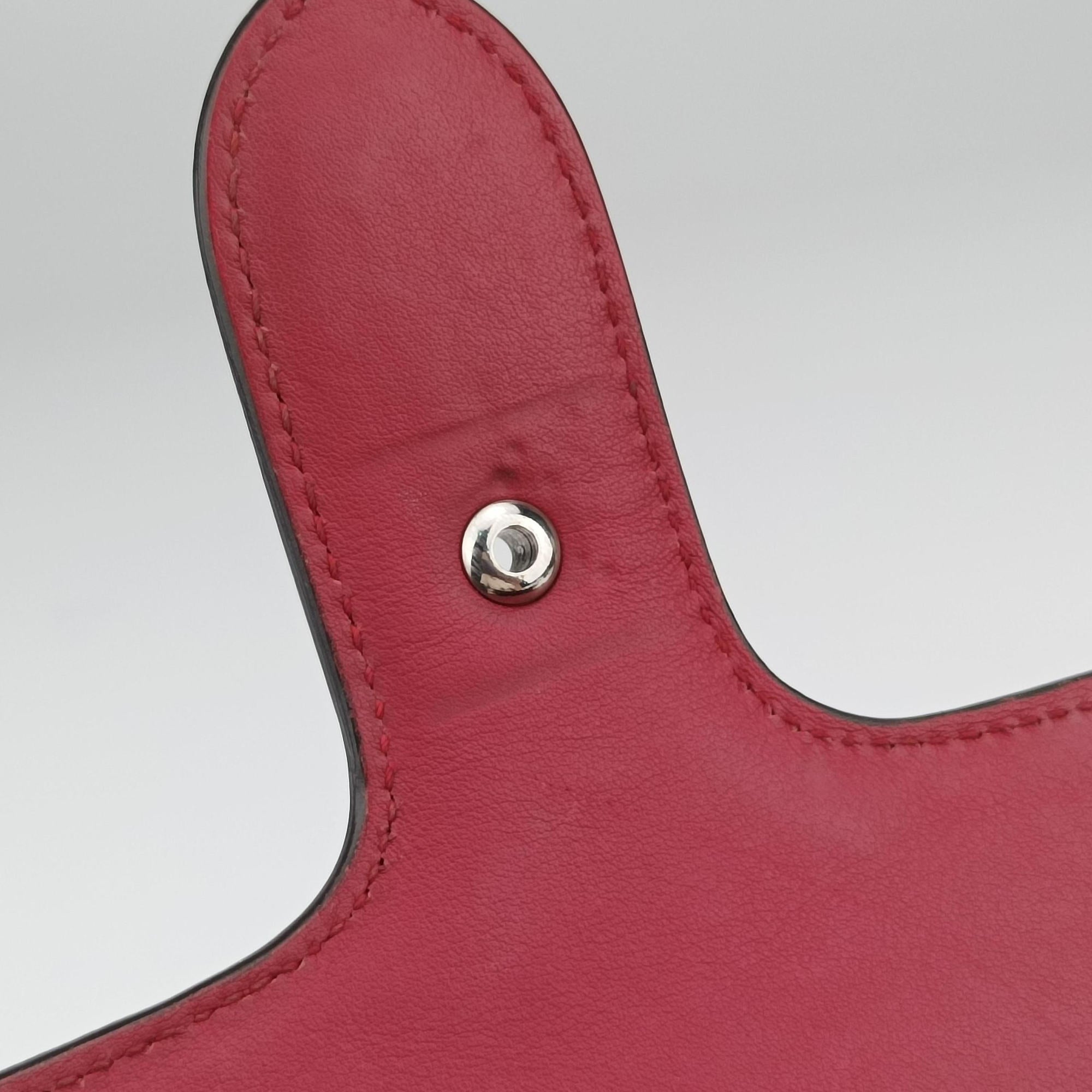 Pre-owned Gucci Interlocking G Red Patent Leather 387609 shoulderbag | stylenewstar
