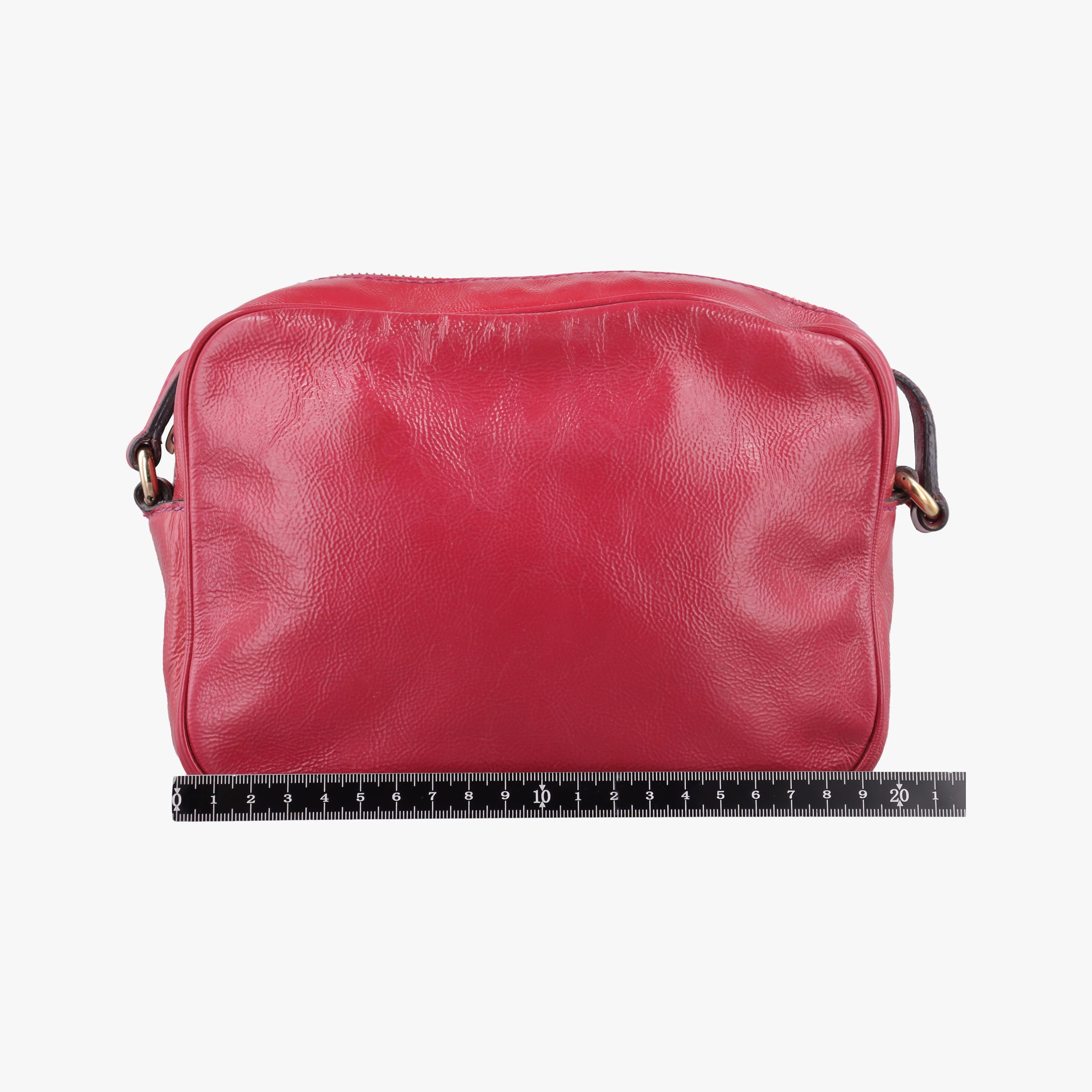 Pre-owned Gucci Soho Rose Patent Leather 308364 shoulderbag | stylenewstar