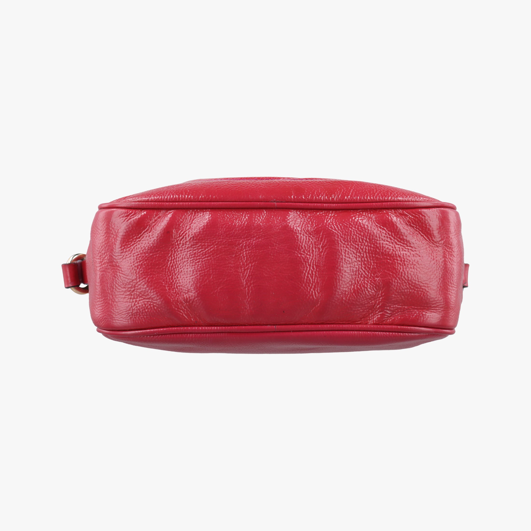 Pre-owned Gucci Soho Rose Patent Leather 308364 shoulderbag | stylenewstar