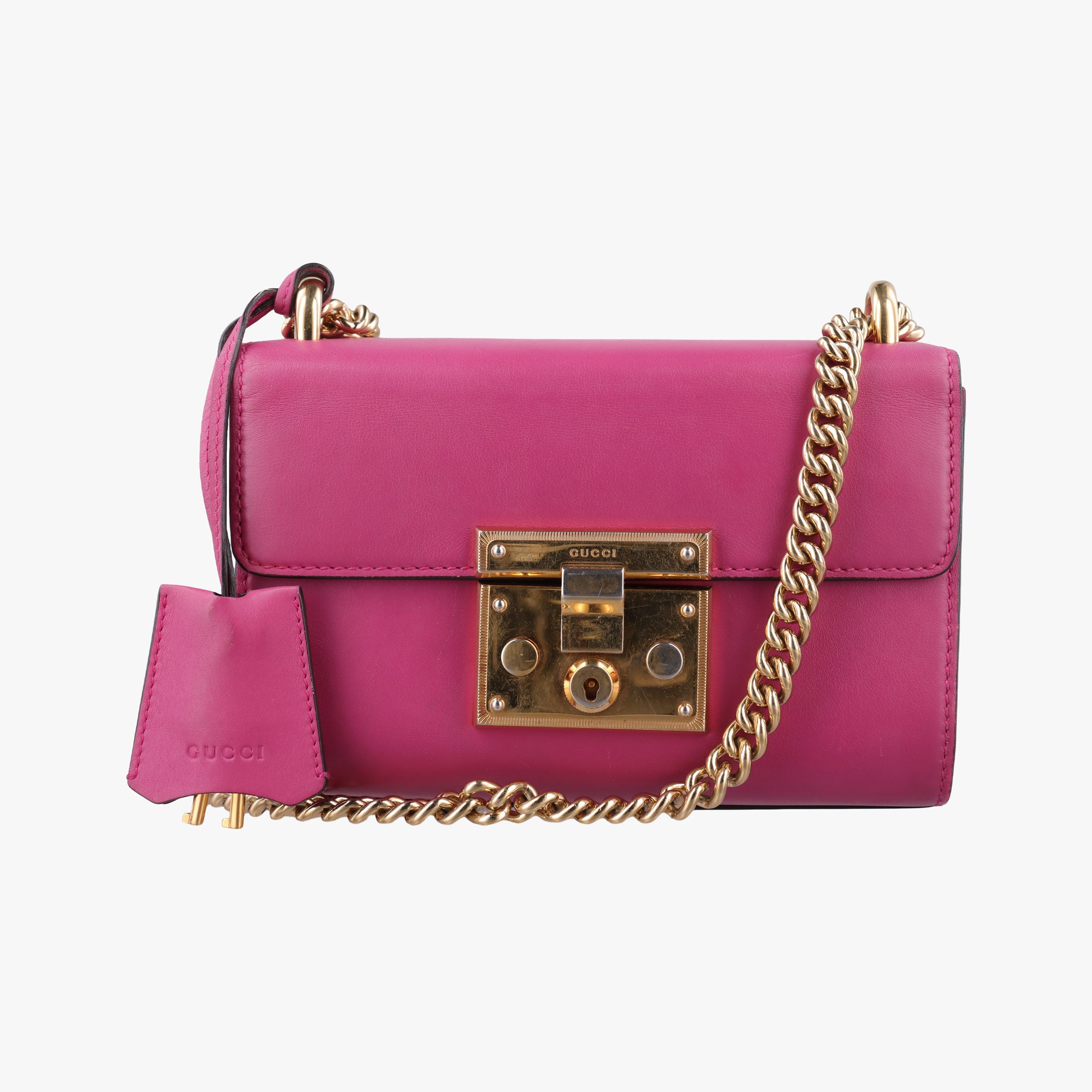 Secondhand Gucci Padlock Rose Leather 409487 shoulderbag | stylenewstar