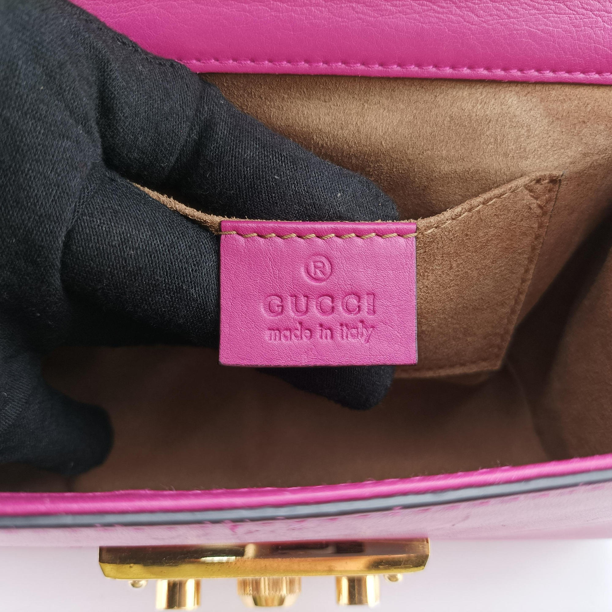 Secondhand Gucci Padlock Rose Leather 409487 shoulderbag | stylenewstar