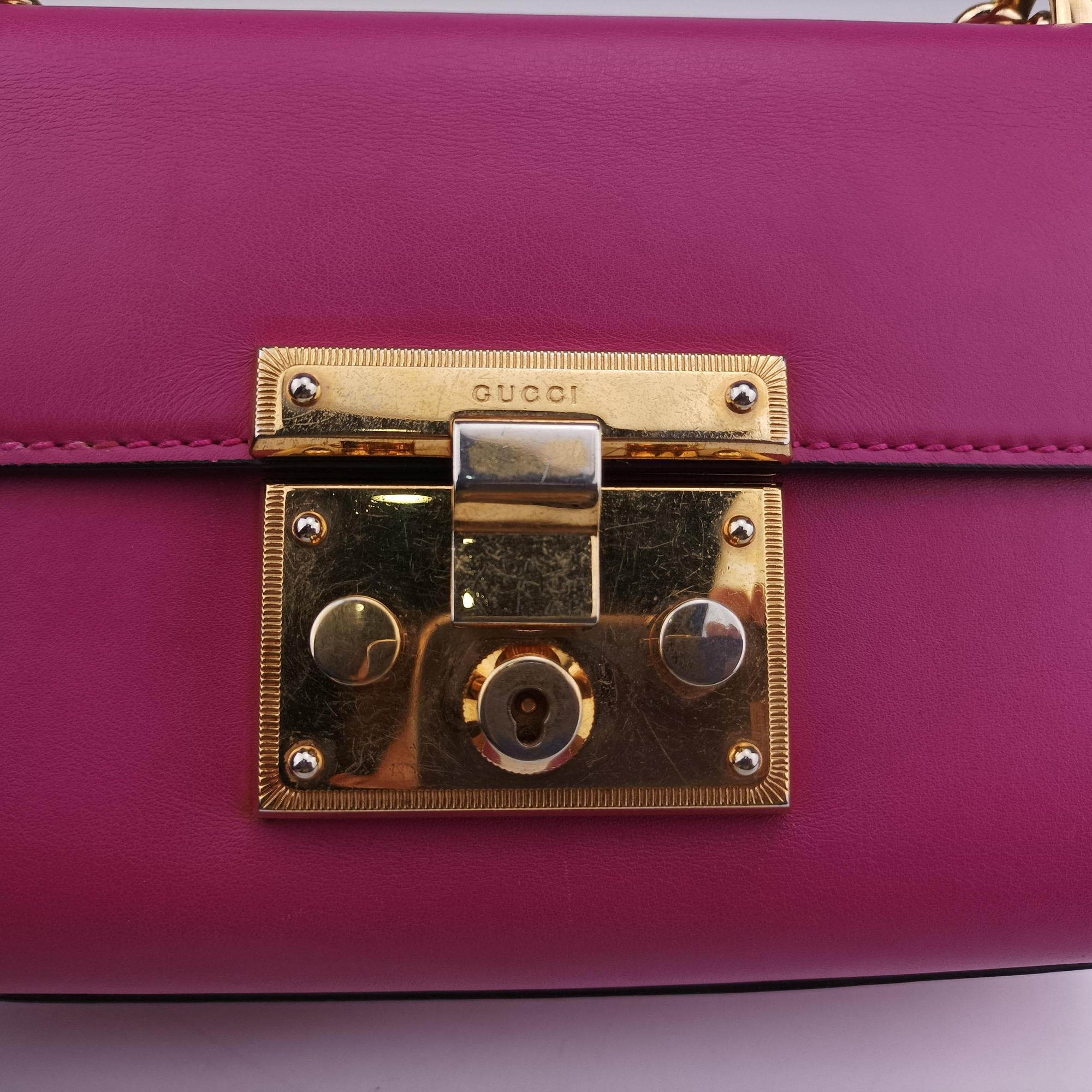 Secondhand Gucci Padlock Rose Leather 409487 shoulderbag | stylenewstar