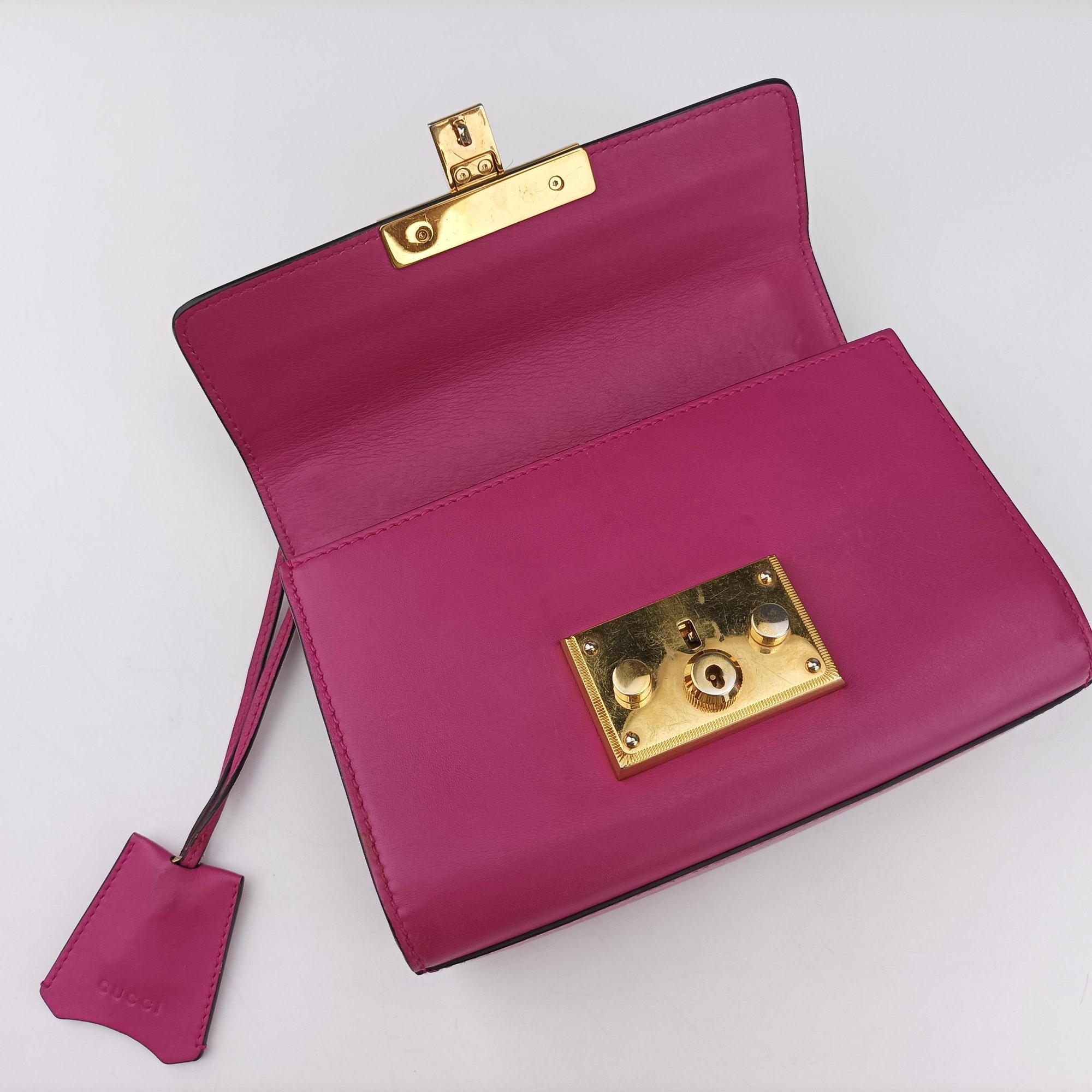Secondhand Gucci Padlock Rose Leather 409487 shoulderbag | stylenewstar