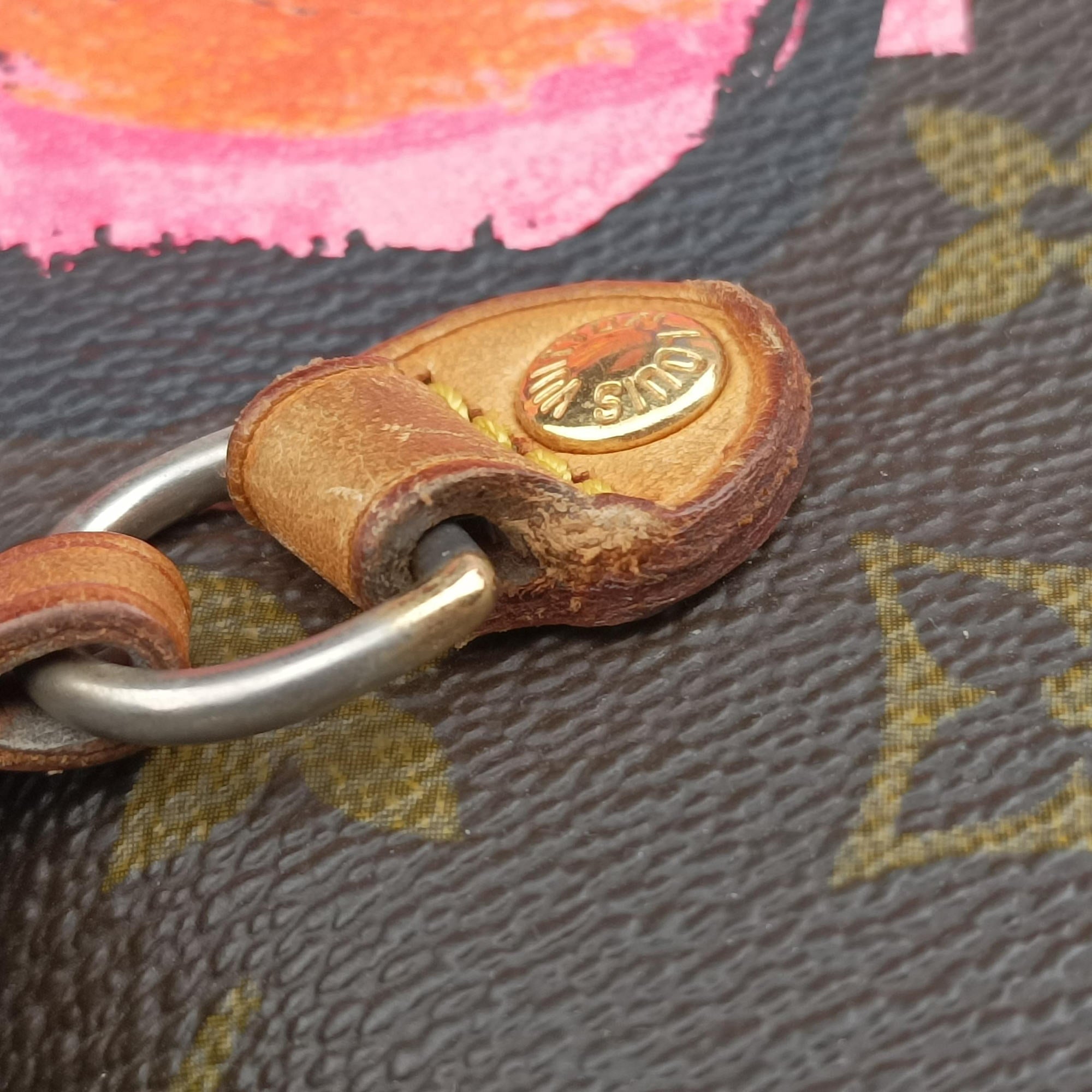 Pre-owned Louis Vuitton Neverfull MM brown×multi Monogram rose M48613 handbag | stylenewstar