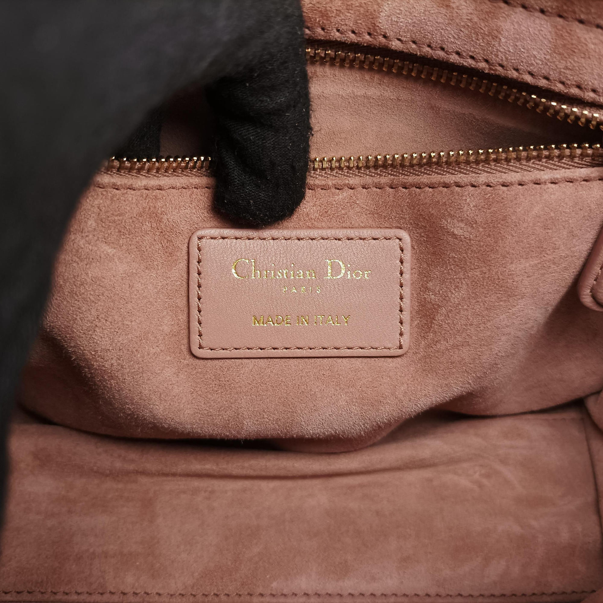 Pre-owned Christian Dior Lady Dior Pink Cannage Satin  shoulderbag | stylenewstar