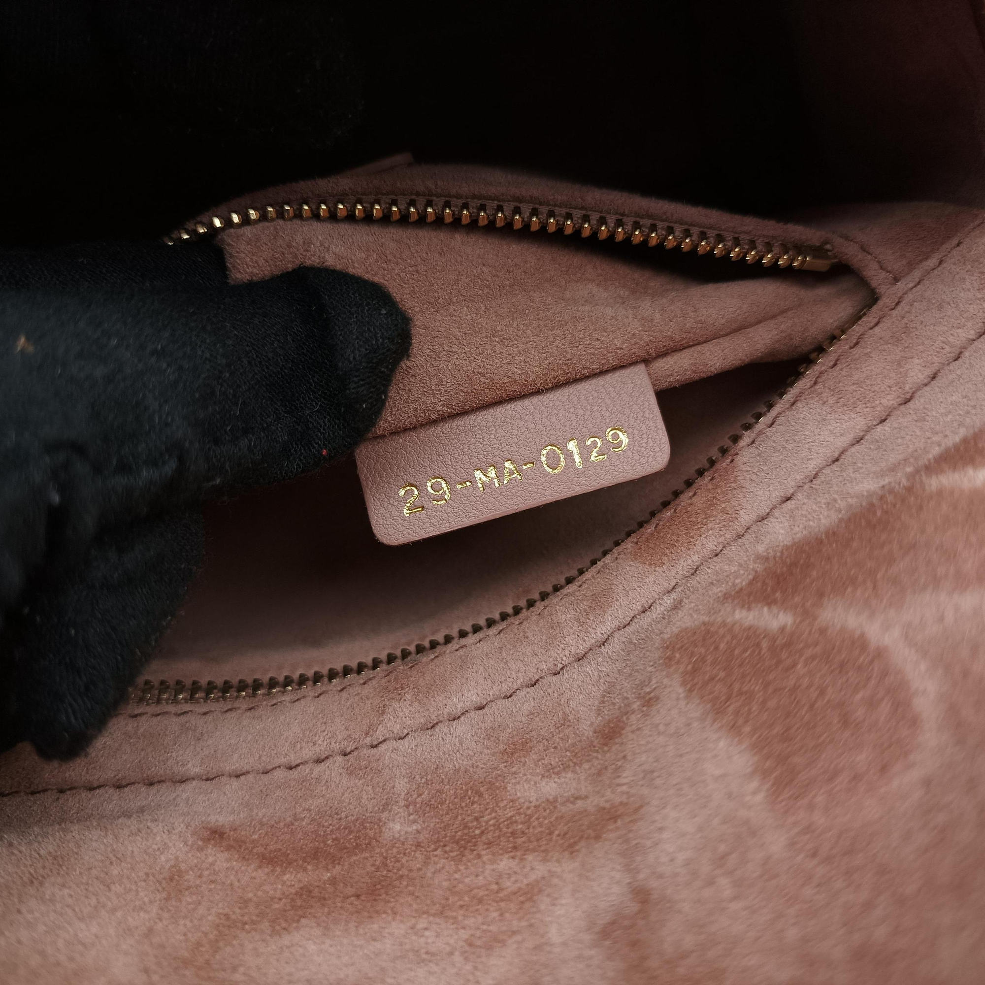 Pre-owned Christian Dior Lady Dior Pink Cannage Satin  shoulderbag | stylenewstar