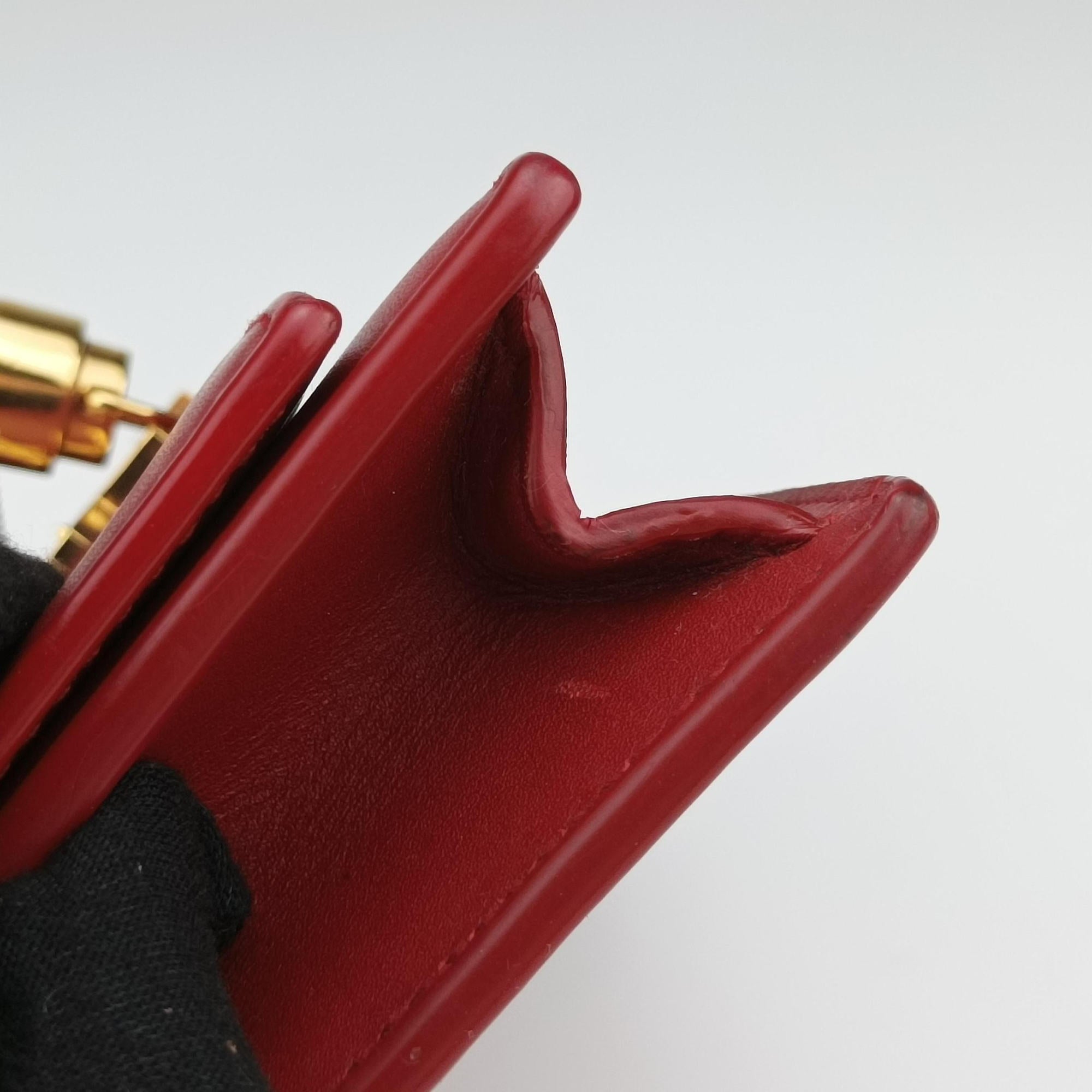 Vintage Yves Saint Laurent KATE Red Leather 452159 shoulderbag | stylenewstar