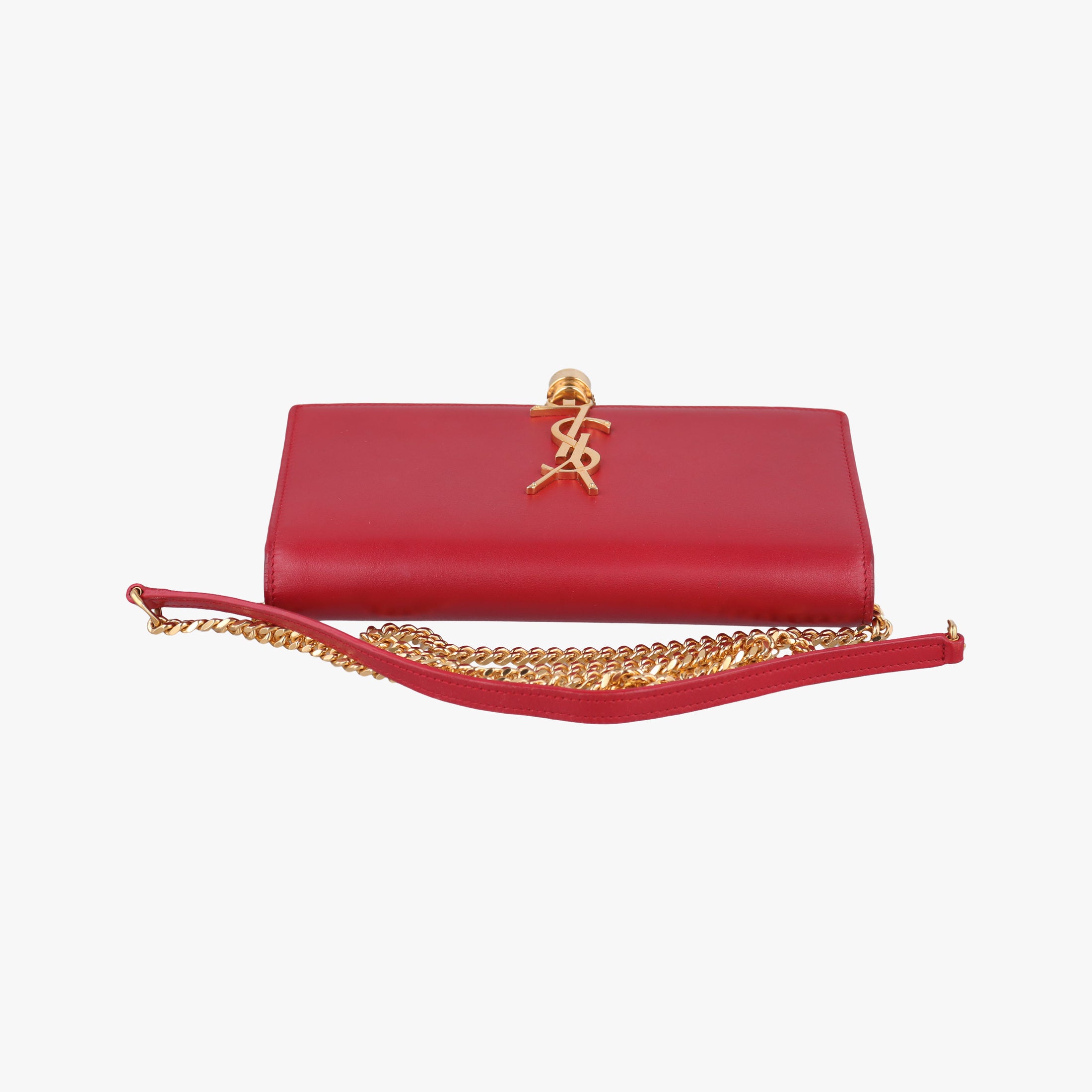 Vintage Yves Saint Laurent KATE Red Leather 452159 shoulderbag | stylenewstar