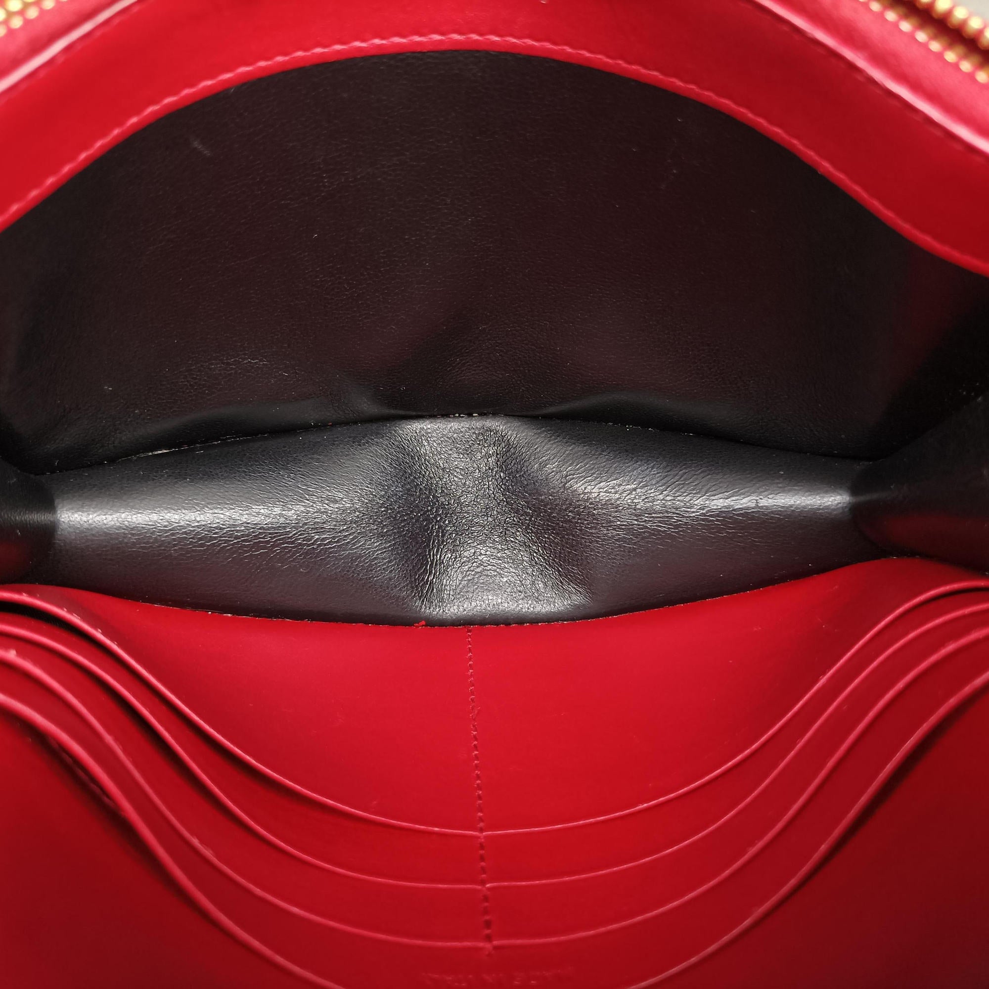 Vintage Yves Saint Laurent KATE Red Leather 452159 shoulderbag | stylenewstar