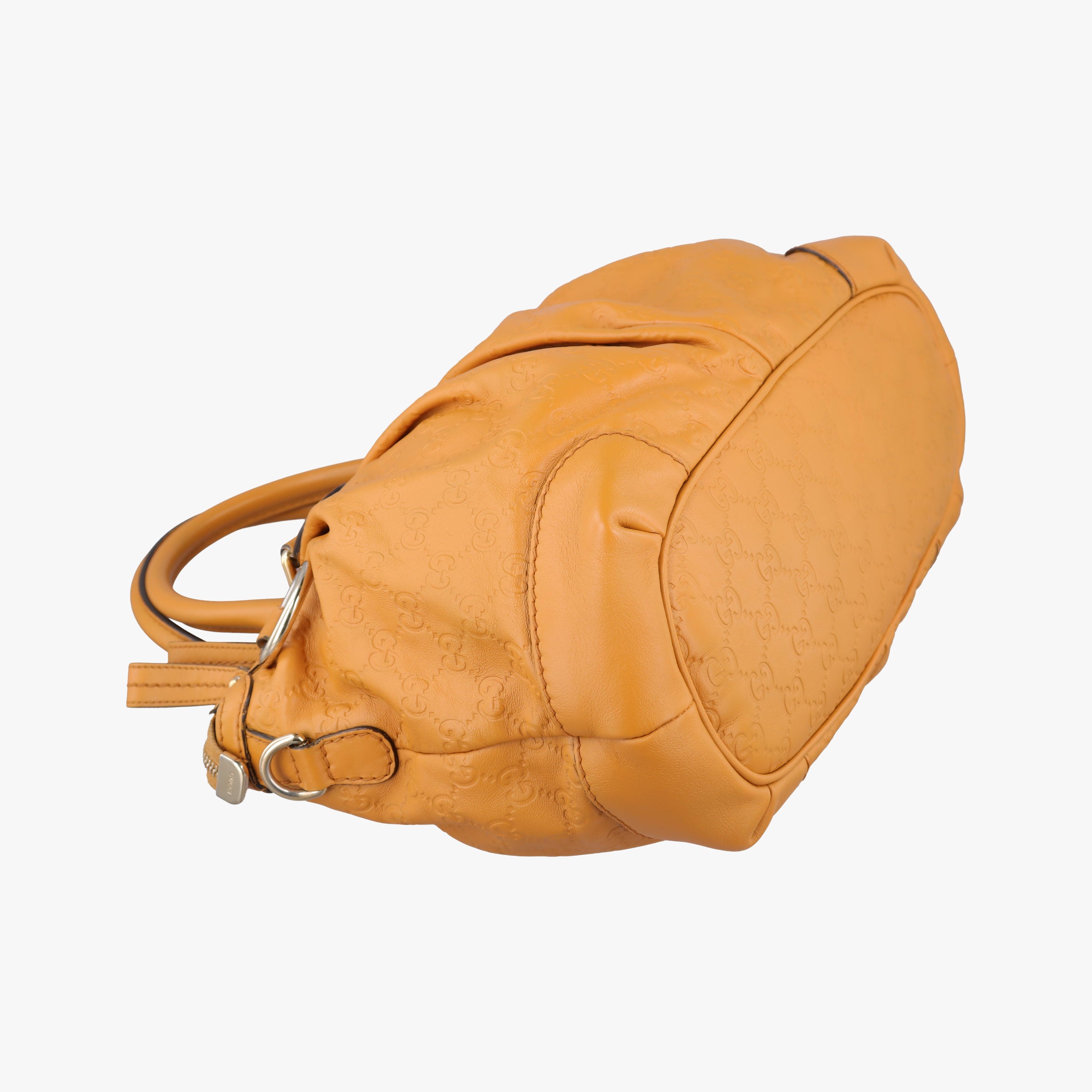Pre-owned Gucci Sukey Yellow Leather 247902 shoulderbag | stylenewstar