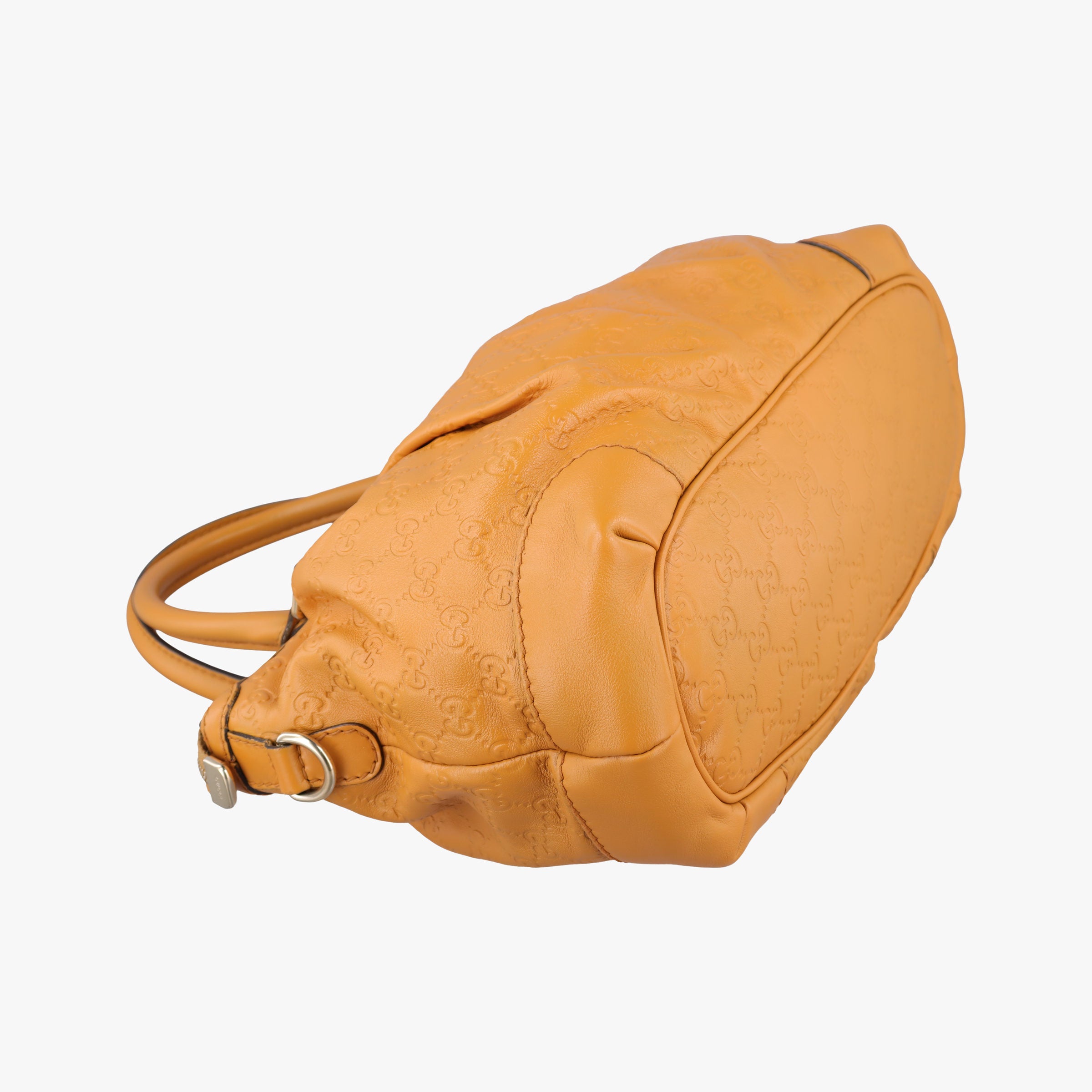 Pre-owned Gucci Sukey Yellow Leather 247902 shoulderbag | stylenewstar