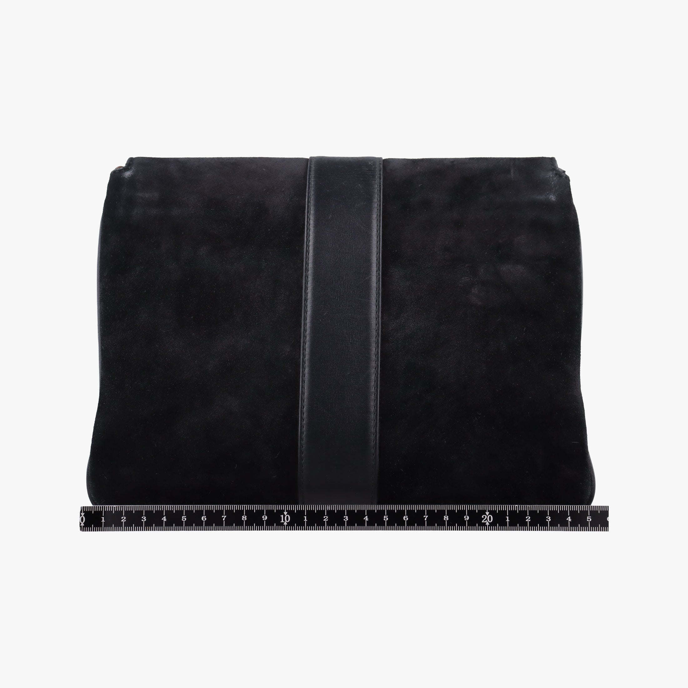 Secondhand Gucci Arli Black Suede×leather 550126 shoulderbag | stylenewstar