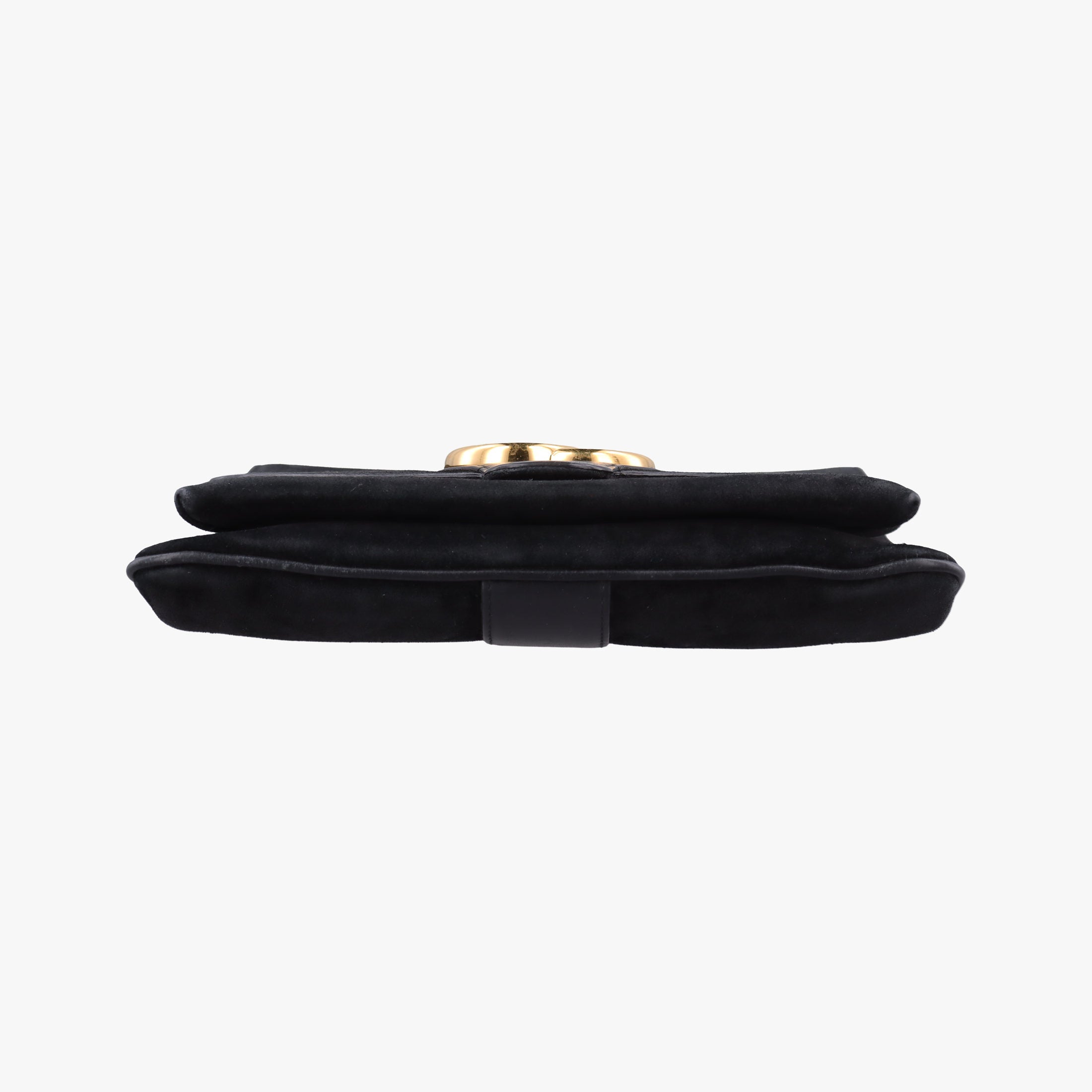 Secondhand Gucci Arli Black Suede×leather 550126 shoulderbag | stylenewstar