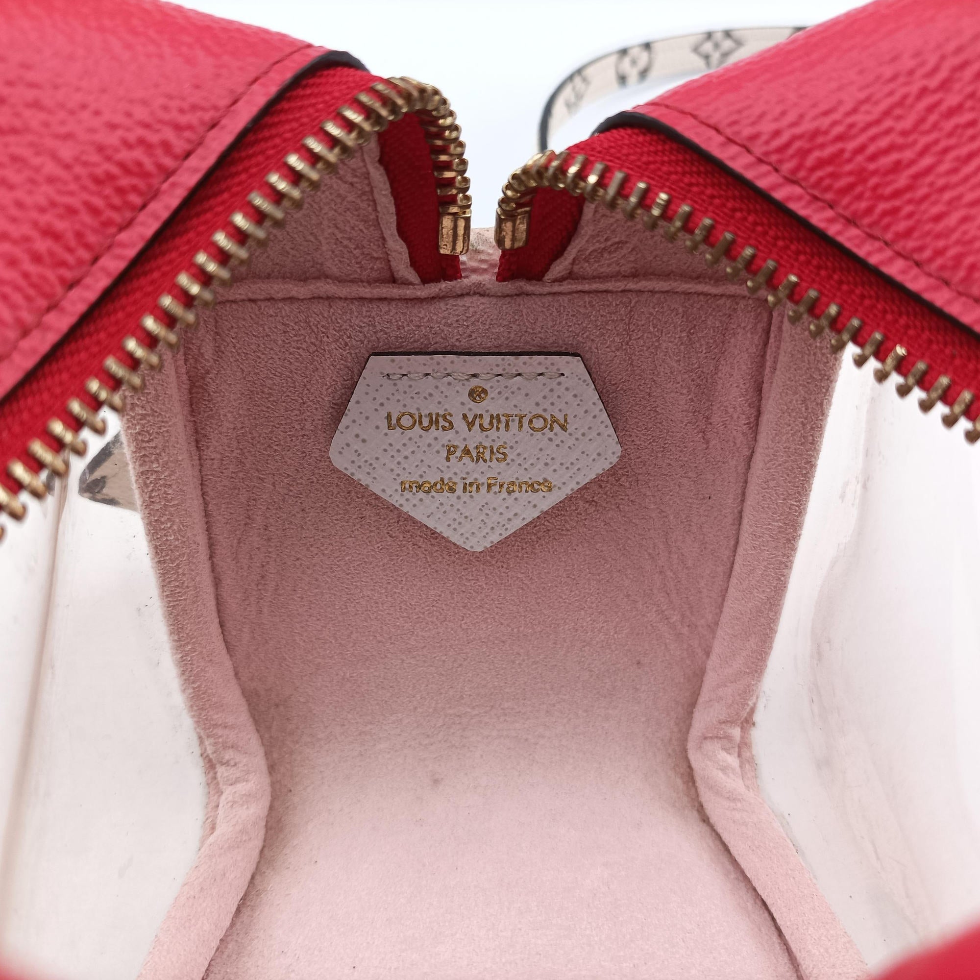 Pre-owned Louis Vuitton Beach Pouch ROUGE Monogram Giant M67601 shoulderbag | stylenewstar