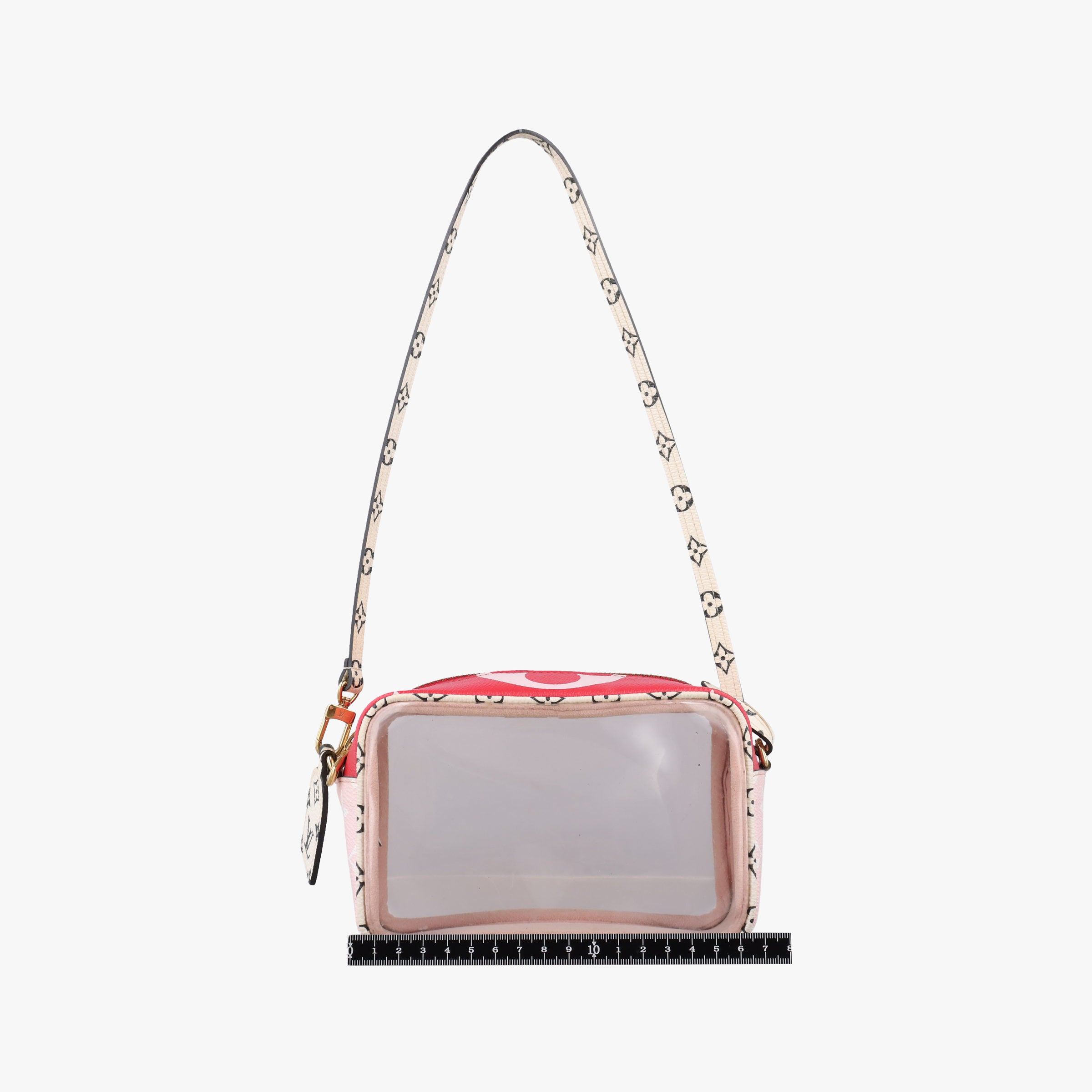 Pre-owned Louis Vuitton Beach Pouch ROUGE Monogram Giant M67601 shoulderbag | stylenewstar
