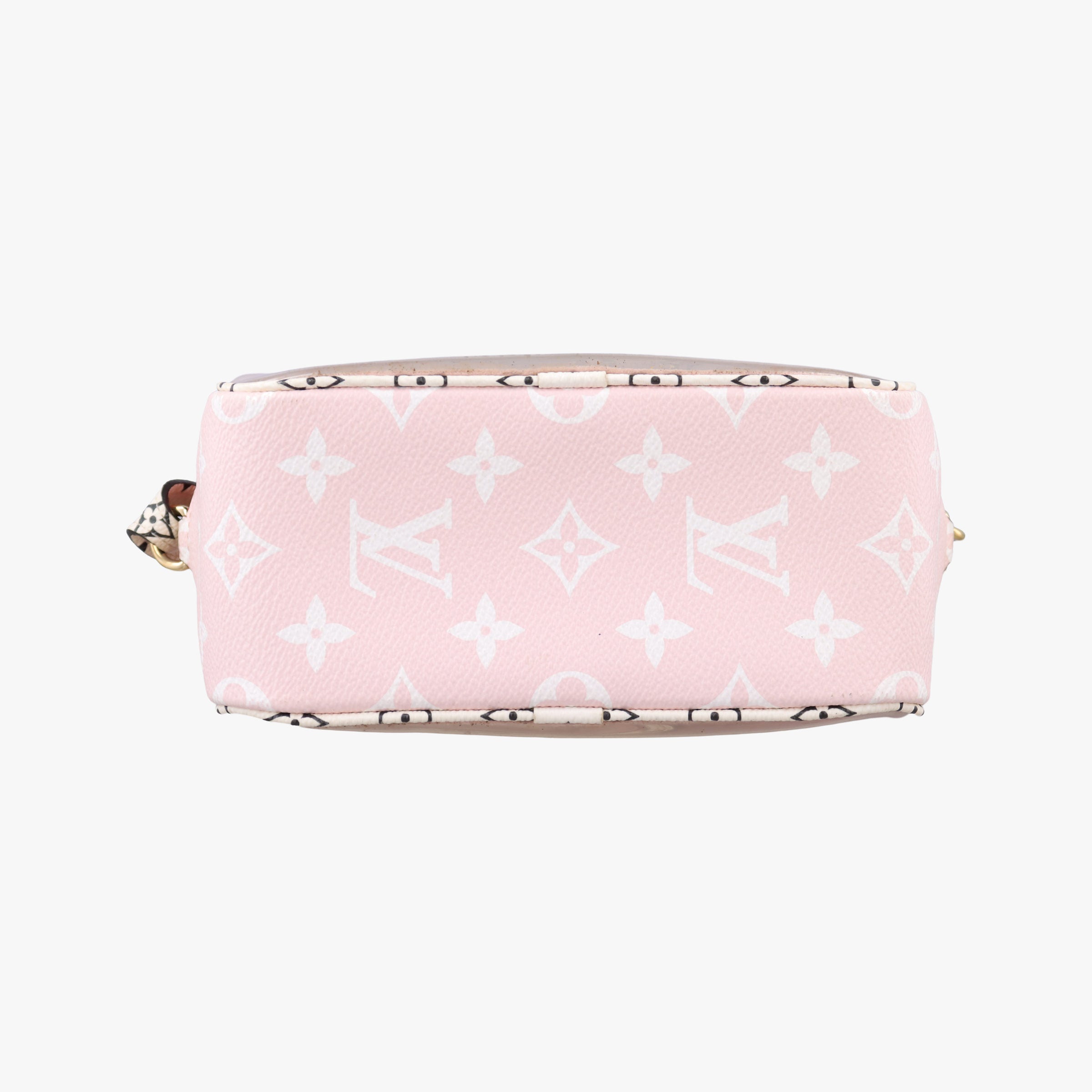 Pre-owned Louis Vuitton Beach Pouch ROUGE Monogram Giant M67601 shoulderbag | stylenewstar