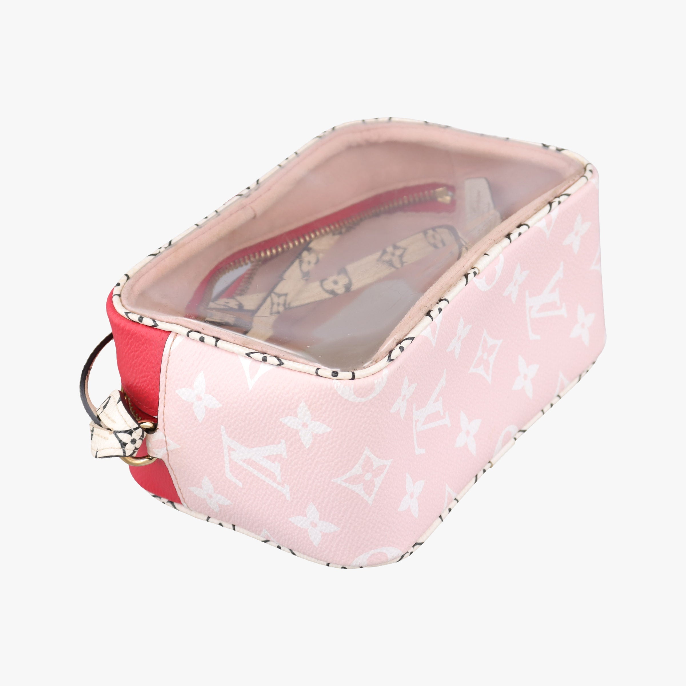 Pre-owned Louis Vuitton Beach Pouch ROUGE Monogram Giant M67601 shoulderbag | stylenewstar