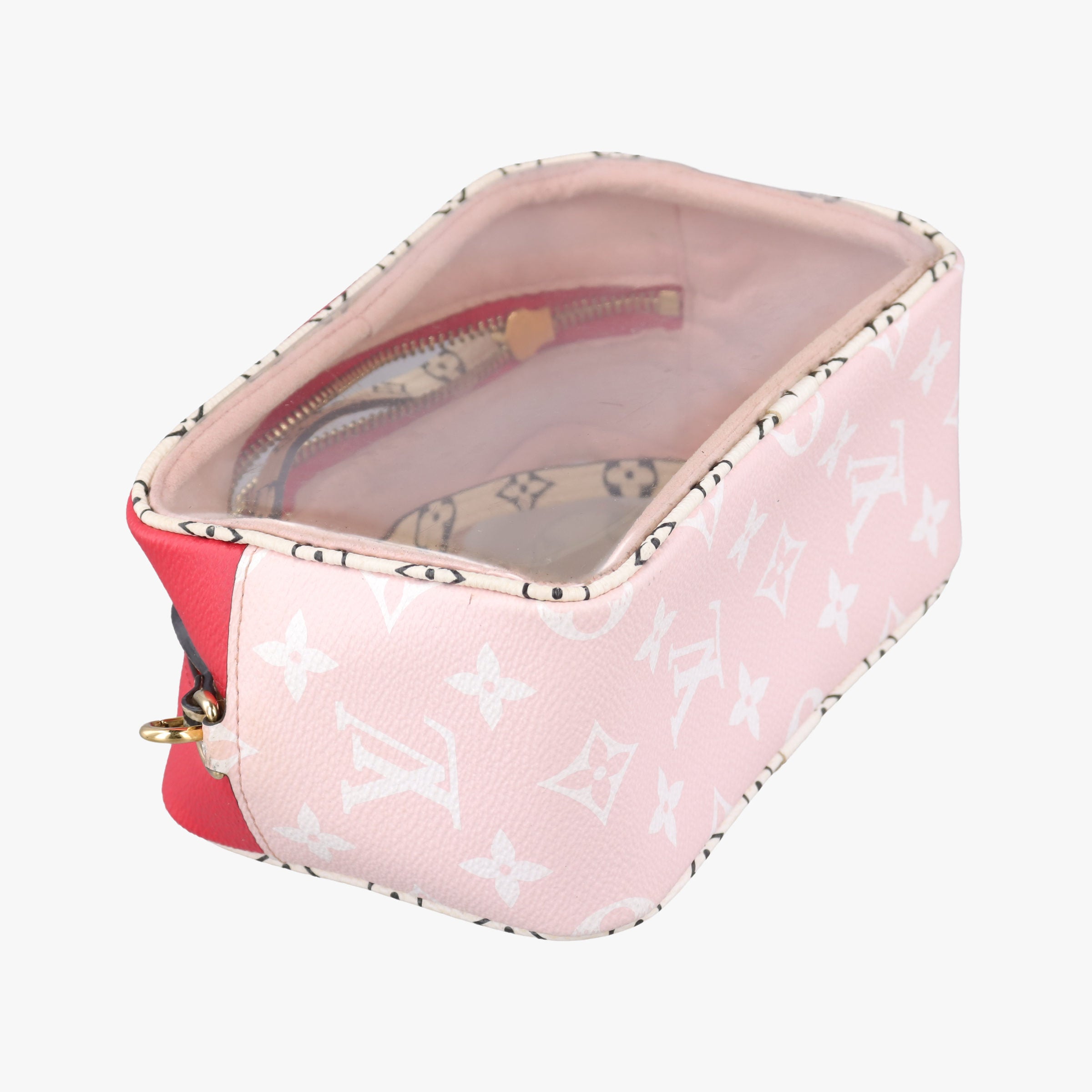 Pre-owned Louis Vuitton Beach Pouch ROUGE Monogram Giant M67601 shoulderbag | stylenewstar